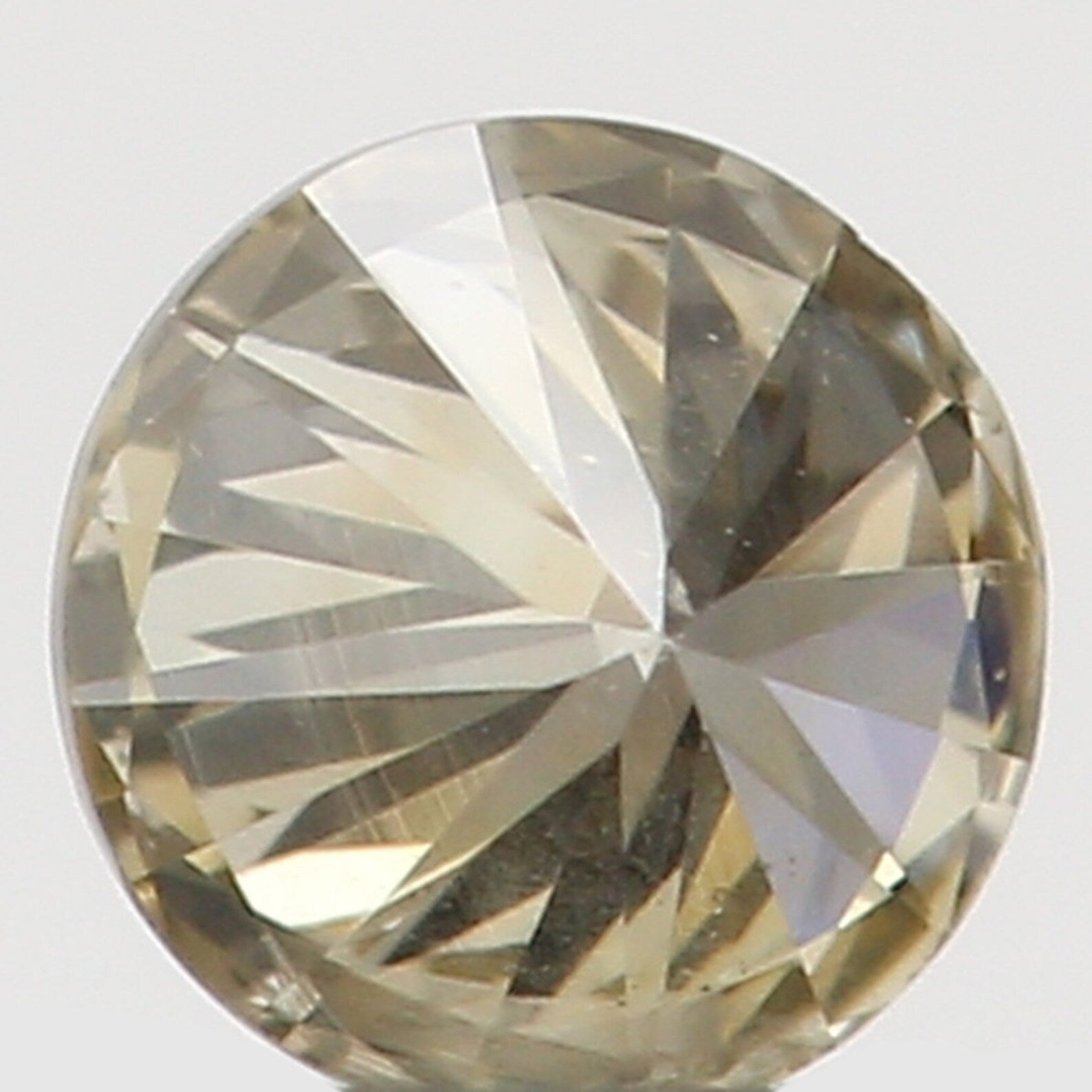 0.075 Ct Natural Loose Diamond Round Brown Color SI2 Clarity 2.70 MM N7507
