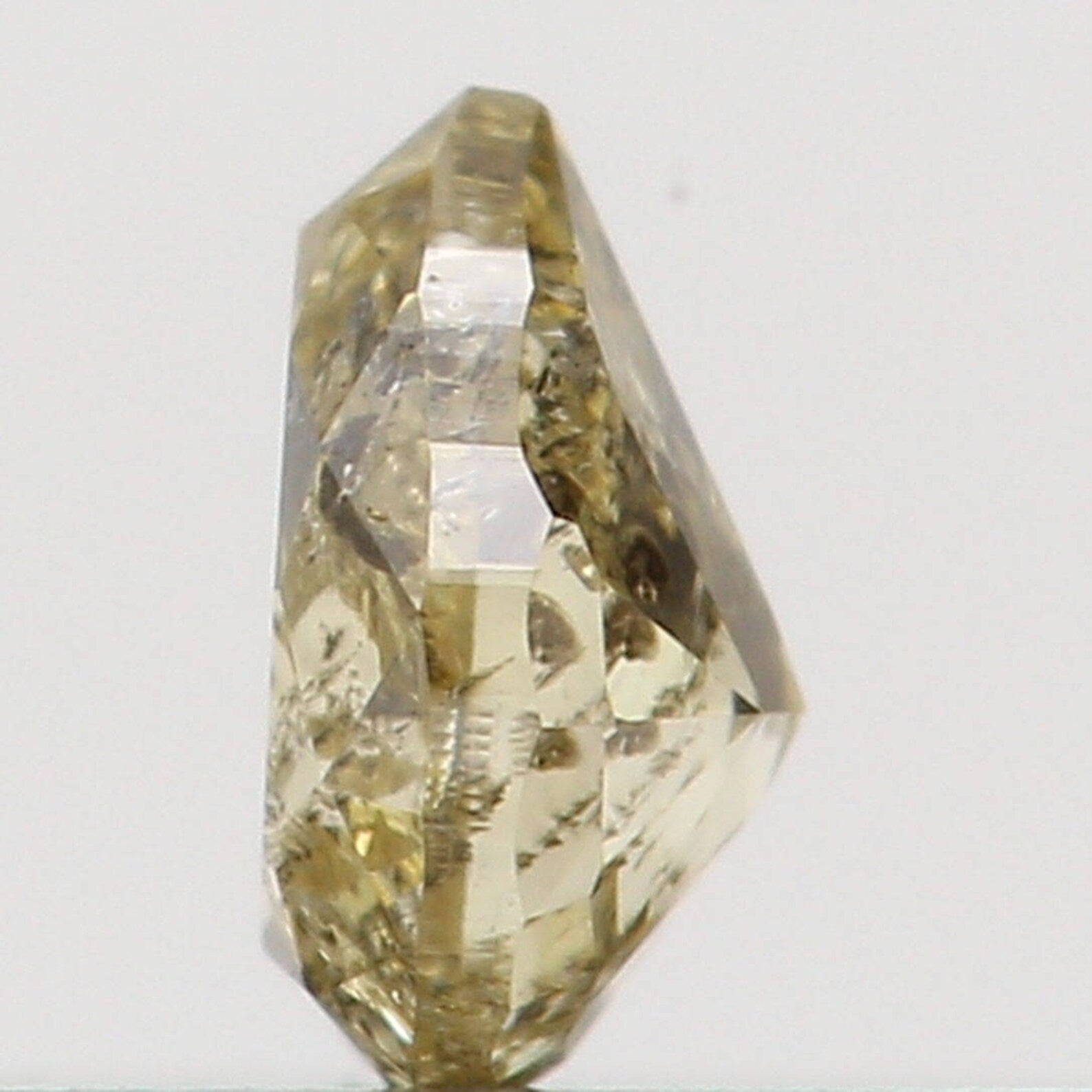 0.12 Ct Natural Loose Diamond Pear Yellow Color I2 Clarity 3.60 MM N7257