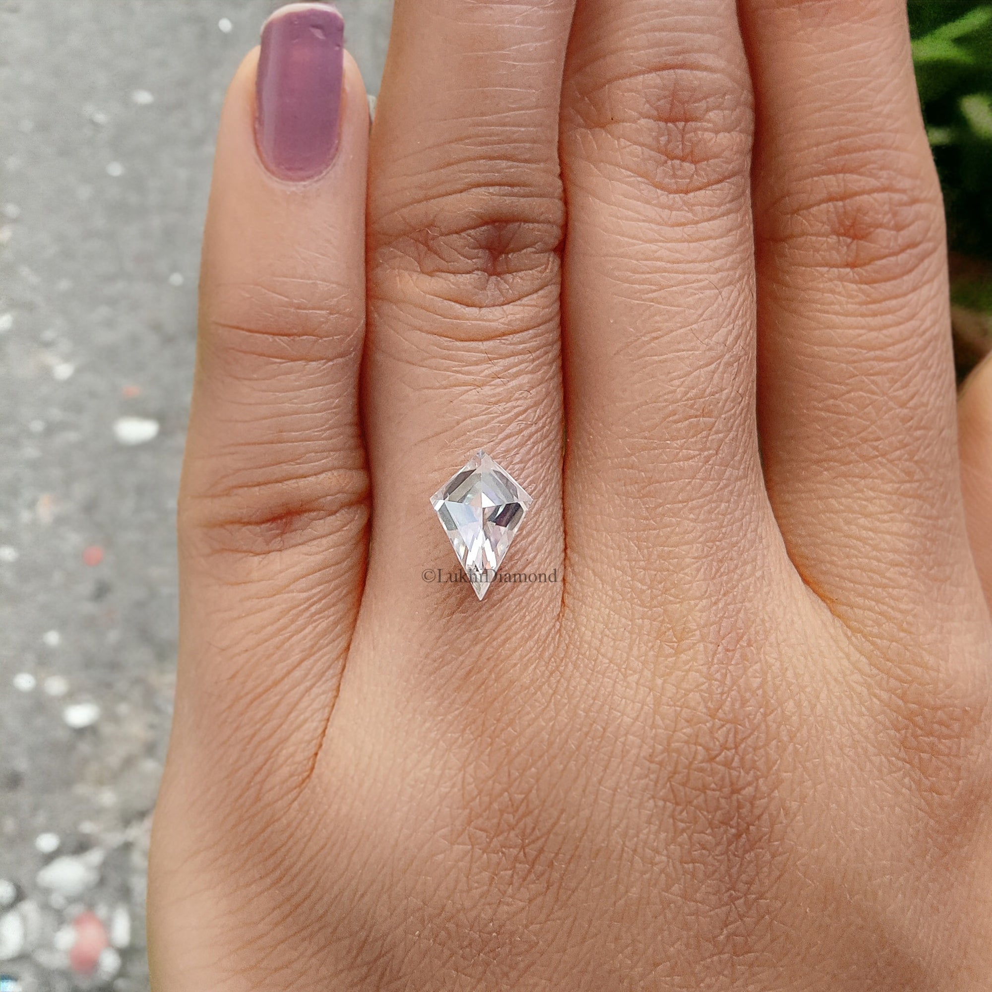 Kite Brilliant Cut Loose White Moissanite Stone 8,10,12,14 MM Vintage Antique Handcrafted Eye Clean Moissanite Engagement Gift Ring Q146