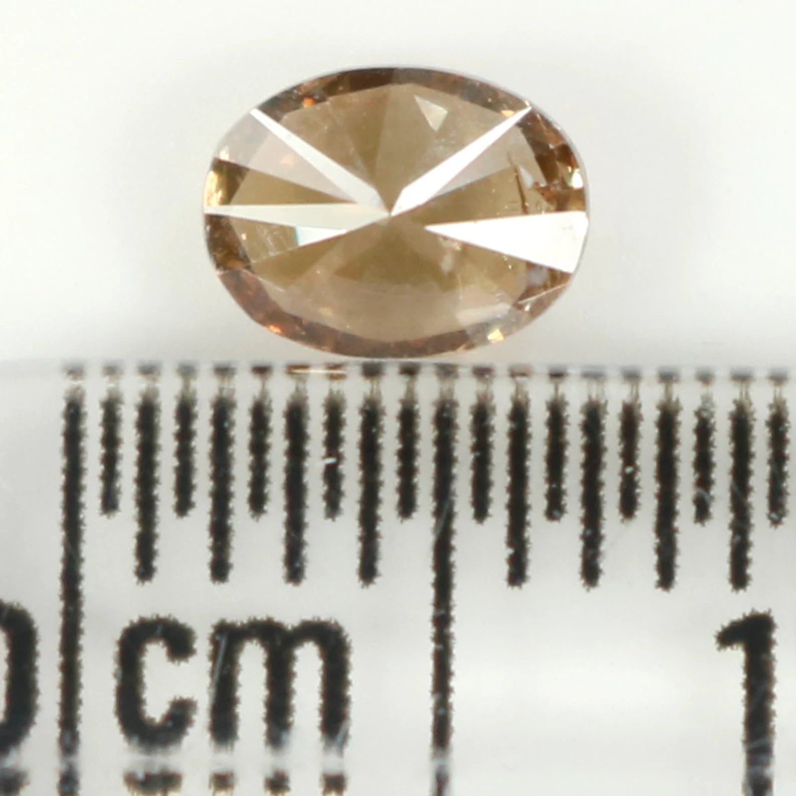 0.40 Ct Natural Loose Oval Diamond Brown Oval Cut Diamond 5.25 MM Natural Loose Diamond Oval Brilliant Cut Diamond Oval Shape Diamond N1327