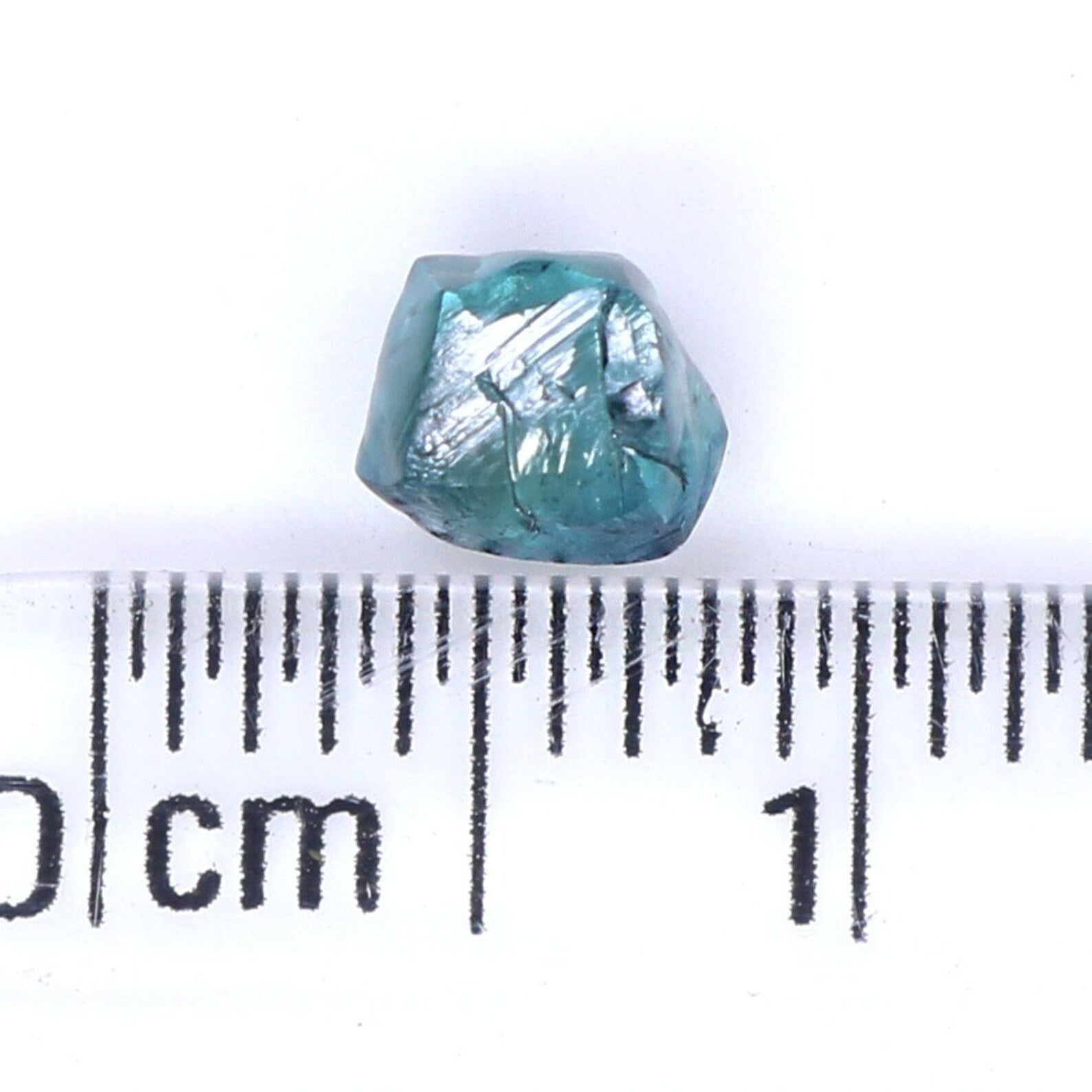 0.67 CT Natural Loose Rough Diamond Blue Color Rough Cut Diamond 4.65 MM Natural Diamond Blue Color Irregular Cut Rough Shape Diamond NQ1994