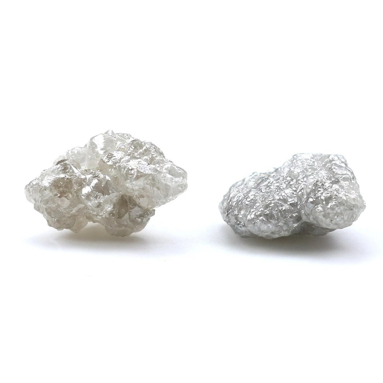 5.38 CT Natural Loose Rough Diamond Gray Color Rough Diamond 9.50 MM Natural Diamond Gray Color Irregular Cut Rough Shape Diamond NQ1093