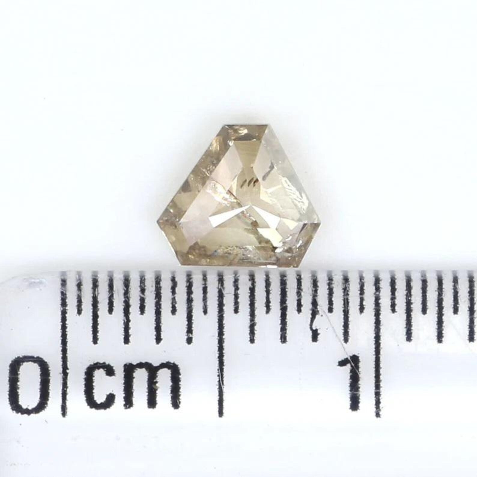 0.46 CT Natural Loose Antique Shape Diamond Brown Color Antique Diamond 4.65 MM Natural Loose Brown Color Antique Rose Cut Diamond NQ7011