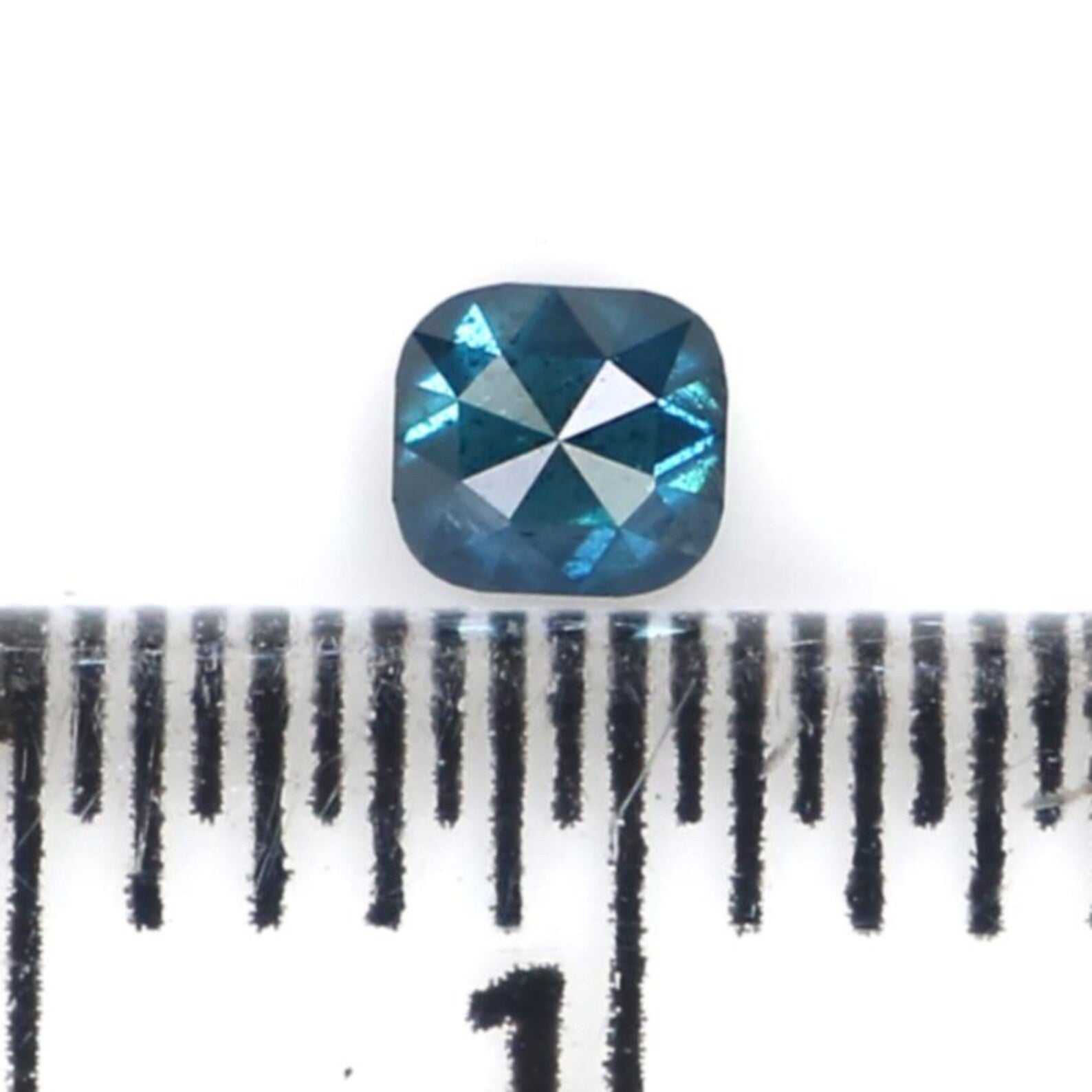 0.12 CT Natural Loose Cushion Shape Diamond Blue Color Cushion Diamond 2.75 MM Natural Diamond Blue Color Cushion Rose Cut Diamond QN2534