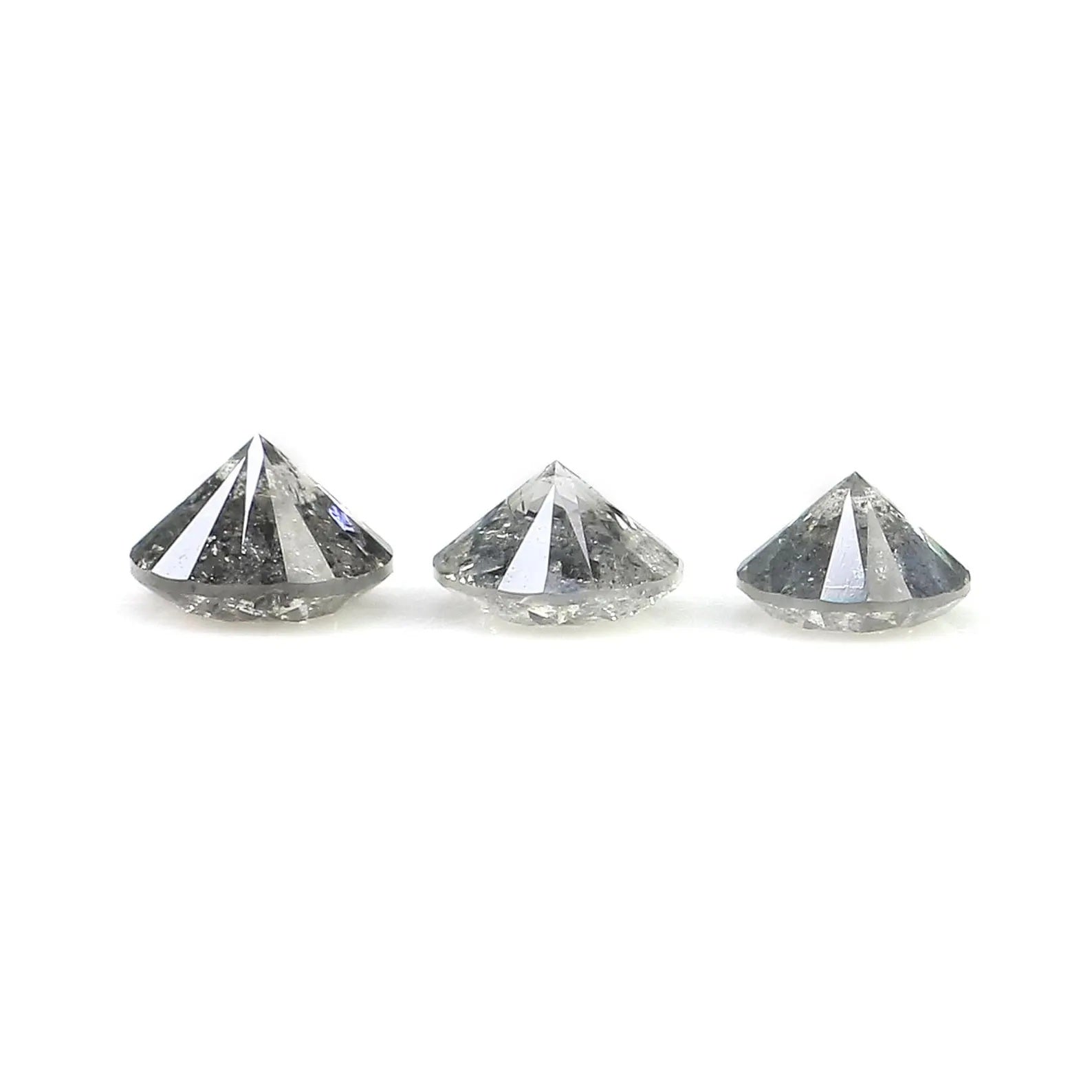 0.72 CT Natural Loose Round Shape Diamond Salt And Pepper Round Cut Diamond 3.60 MM Natural Loose Diamond Round Brilliant Cut Diamond NQ1851