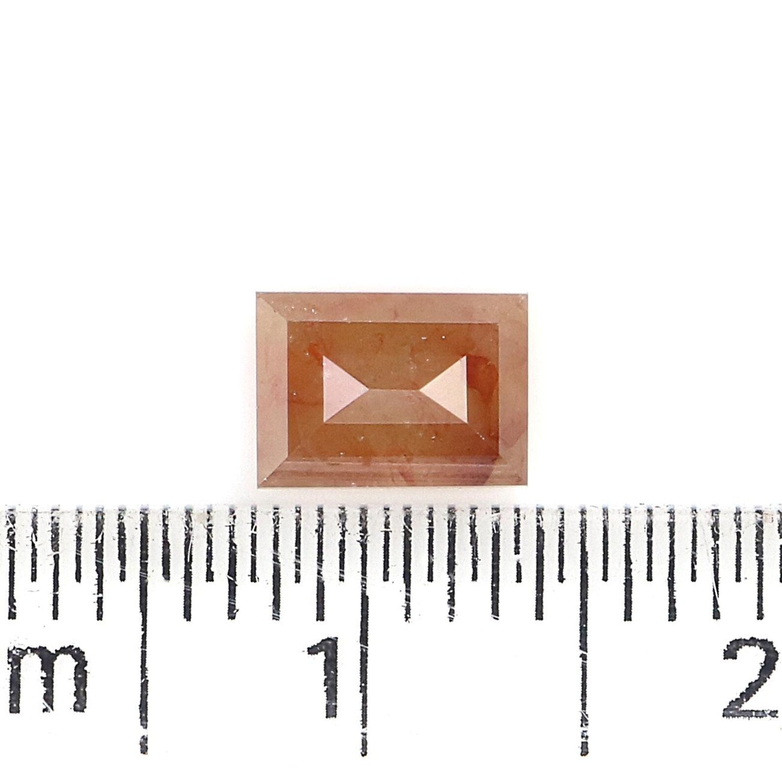0.81 CT Natural Loose Baguette Shape Diamond Brown Grey Color Baguette Cut Diamond 6.20 MM Natural Diamond Baguette Rose Cut Diamond QN8980