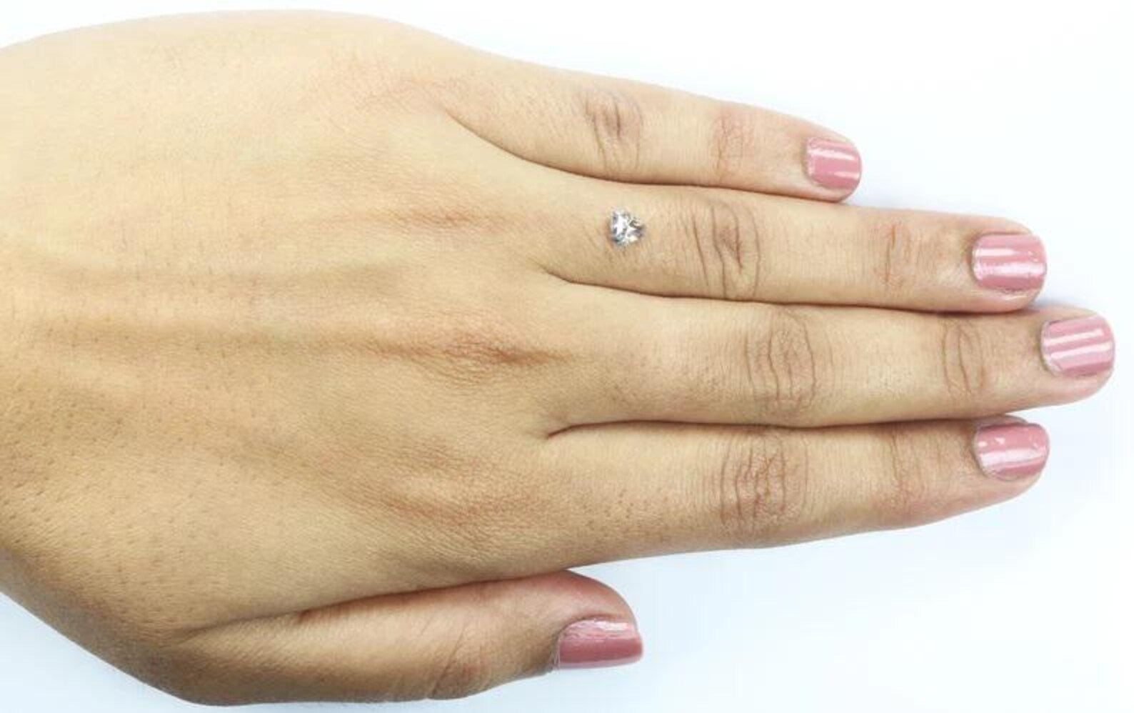 0.55 CT Natural Loose Triangle Shape Diamond Salt And Pepper Triangle Cut Diamond 4.75 MM Natural Black Grey Triangle Rose Cut Diamond NQ252