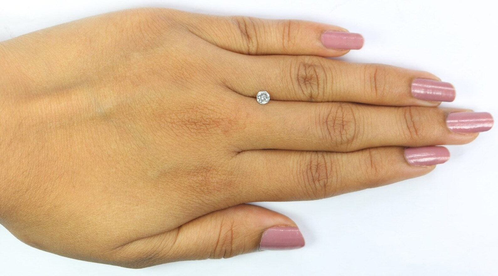 0.33 Ct Natural Loose Round Shape Diamond Salt And Pepper Round Diamond 4.10 MM Natural Black Grey Color Round Brilliant Cut Diamond NQ7338