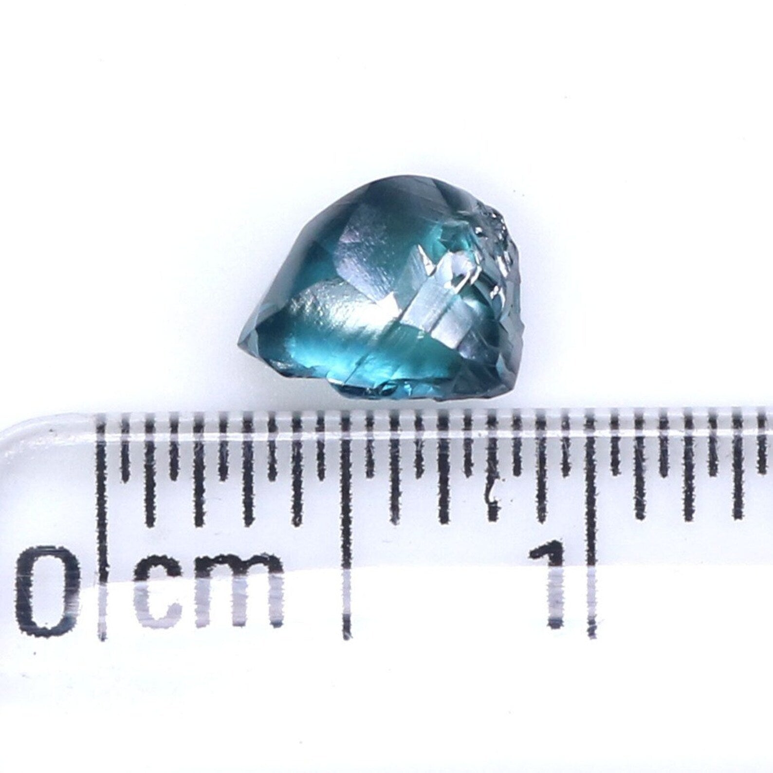 0.67 CT Natural Loose Rough Diamond Blue Color Rough Cut Diamond 5.90 MM Natural Diamond Blue Color Irregular Cut Rough Shape Diamond NQ1992