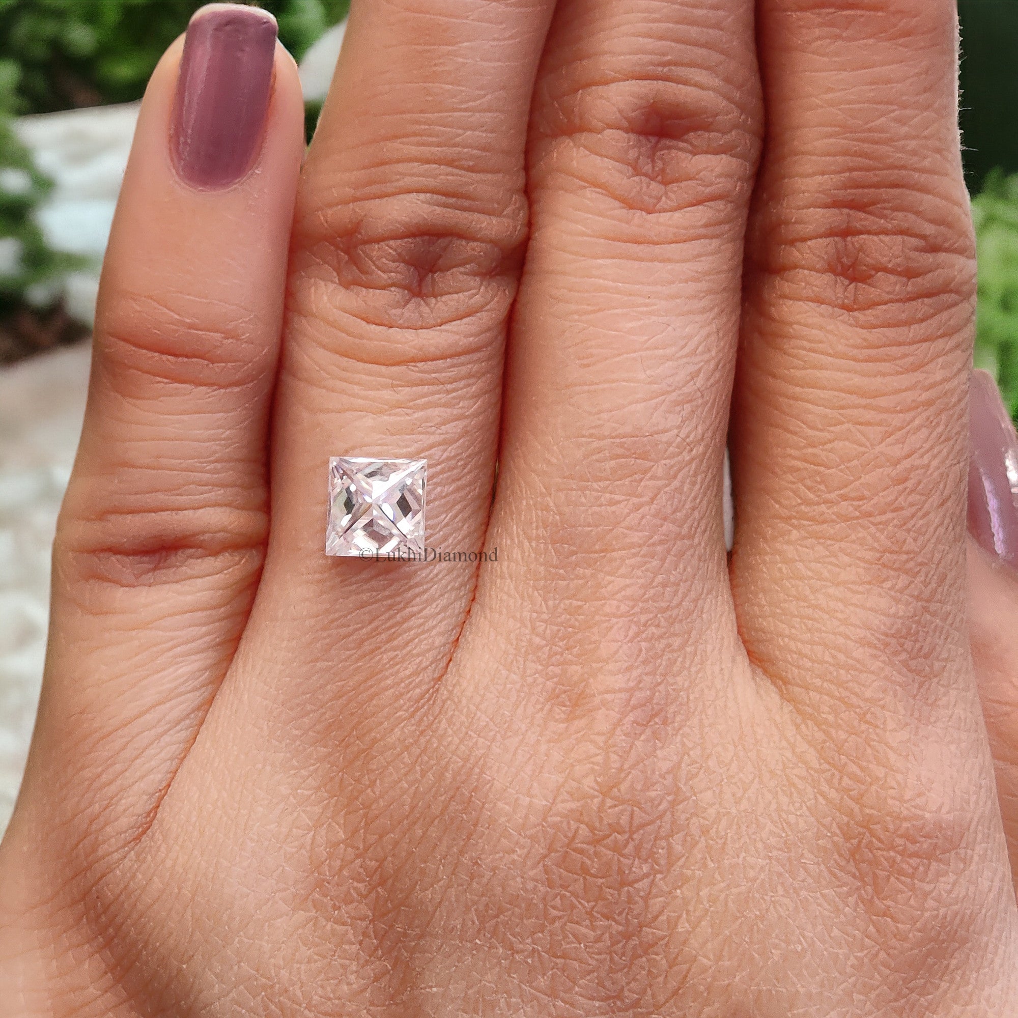 Princess Brilliant Cut Loose White Moissanite Stone 5,6,7,8,9 MM Vintage Antique Handcrafted Eye Clean Moissanite Engagement Gift Ring Q136