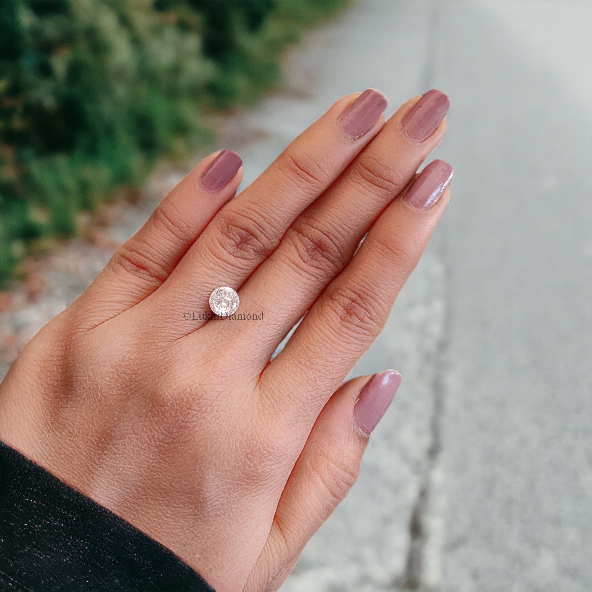 Round Portuguese Cut Loose White Moissanite Stone 6.5,7,8,9,10 MM Vintage Antique Handcrafted Eye Clean Moissanite Engagement Gift Ring Q117