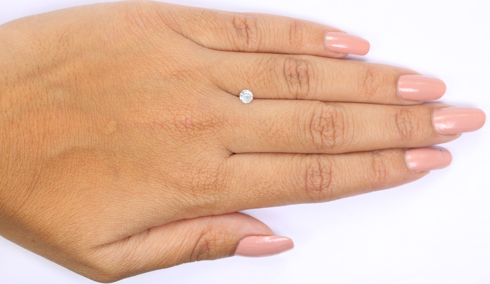 Natural Loose Round Brilliant Cut Diamond White - H Color 0.25 CT 4.08 MM Round Shape Rose Cut Diamond N1908