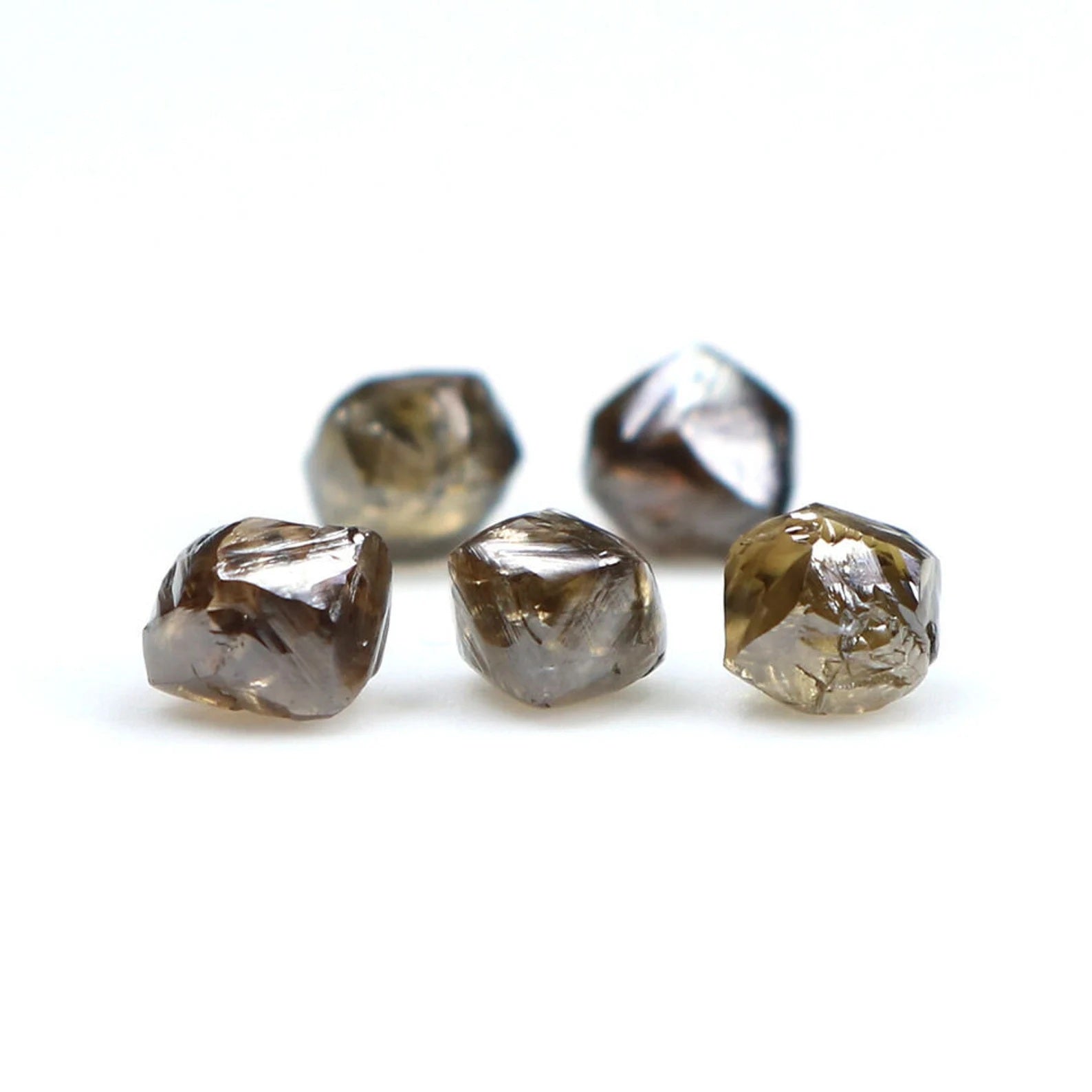 2.27 Ct Natural Loose Rough Diamond Dark Brown Color Rough Diamond 3.80 MM Natural Loose Diamond Brown Color Rough Shape Diamond NQ9035
