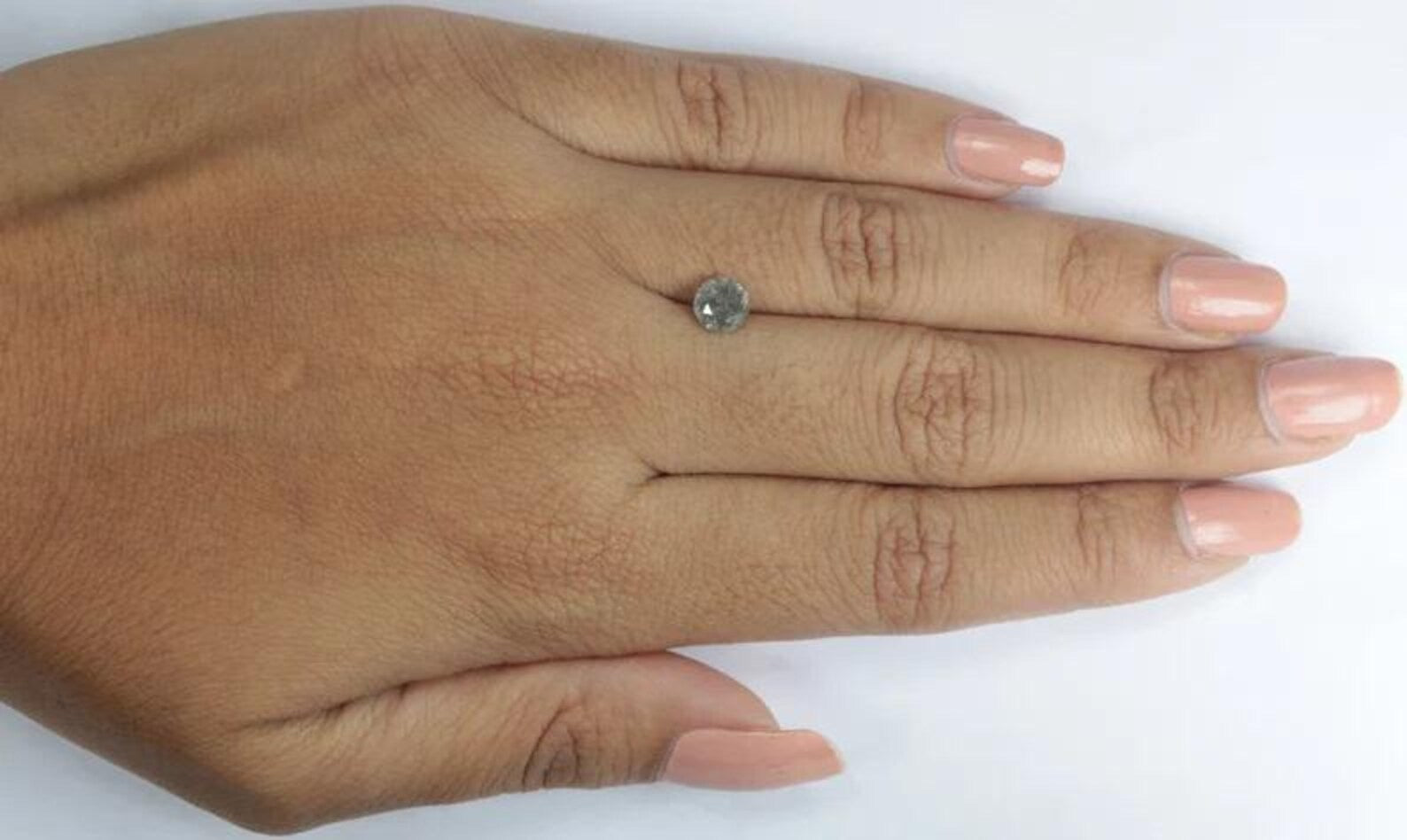 0.94 CT Natural Loose Round Shape Diamond Grey Color Round Cut Diamond 5.80 MM Natural Loose Diamond Round Brilliant Cut Diamond NQ9142