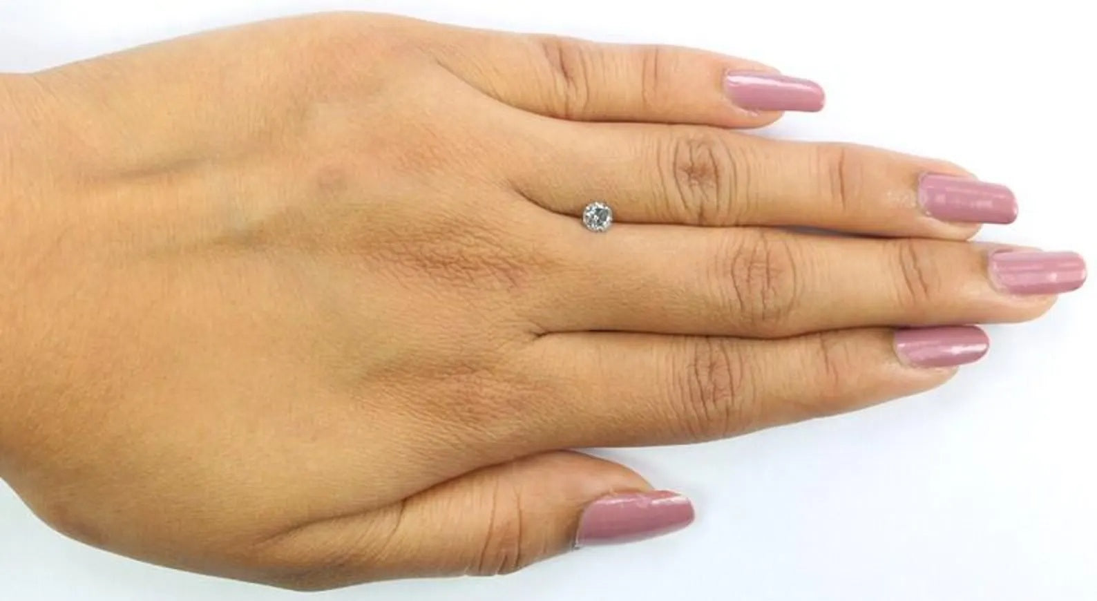 0.29 CT Natural Loose Round Shape Diamond Salt And Pepper Round Diamond 4.20 MM Natural Black Grey Color Round Brilliant Cut Diamond NQ2316