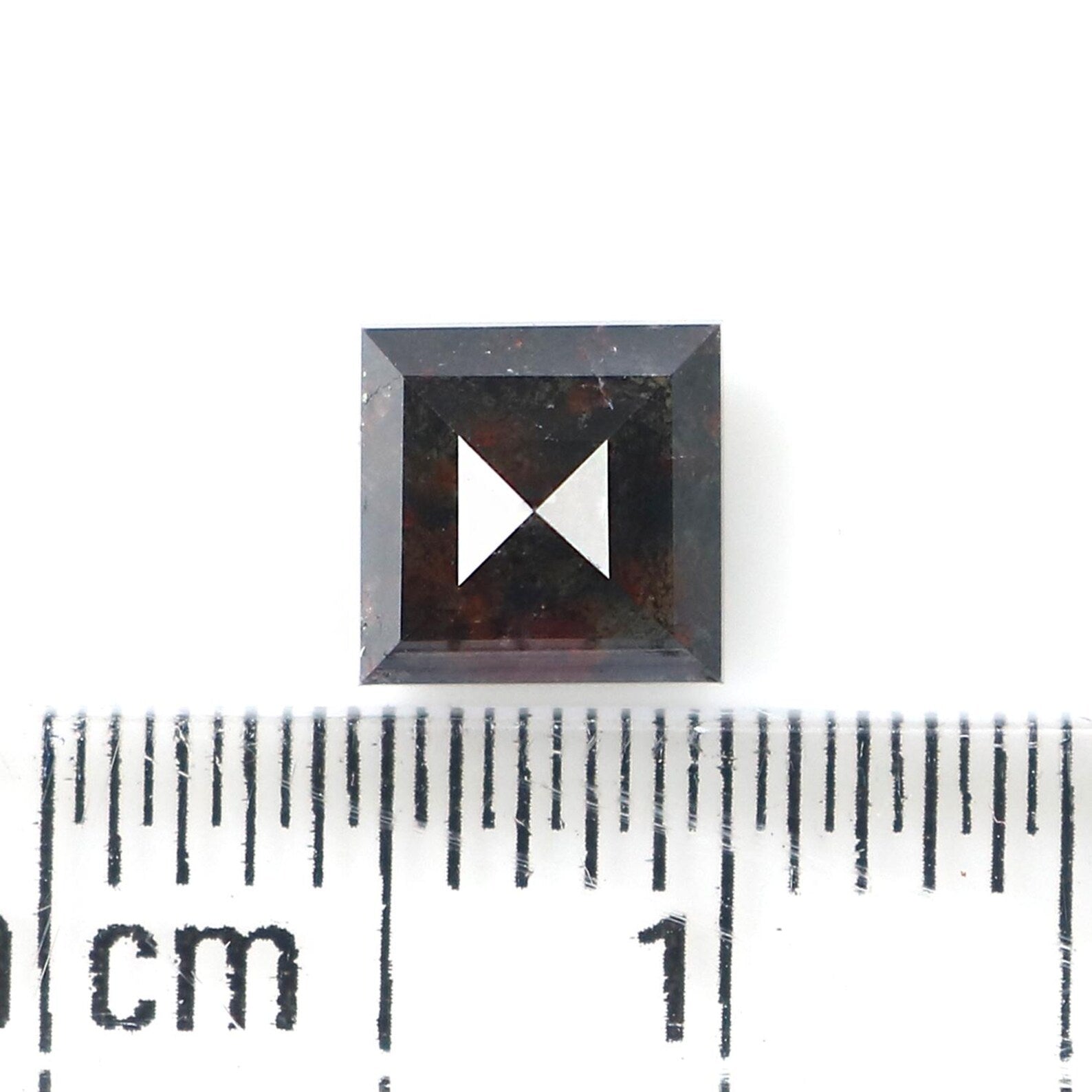 0.94 CT Natural Loose Kite Shape Diamond Black Color Kite Cut Diamond 7.50 MM Natural Loose Diamond Kite Shape Rose Cut Diamond QN489
