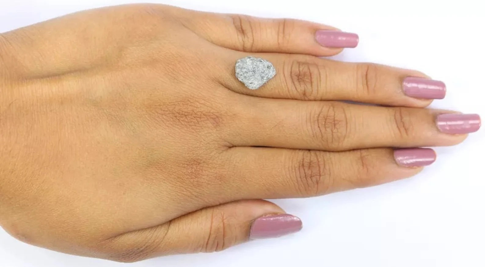 4.64 CT Natural Loose Rough Shape Diamond Grey Color Rough Cut Diamond 13.30 MM Natural Diamond Grey Rough Irregular Cut Diamond NQB2327