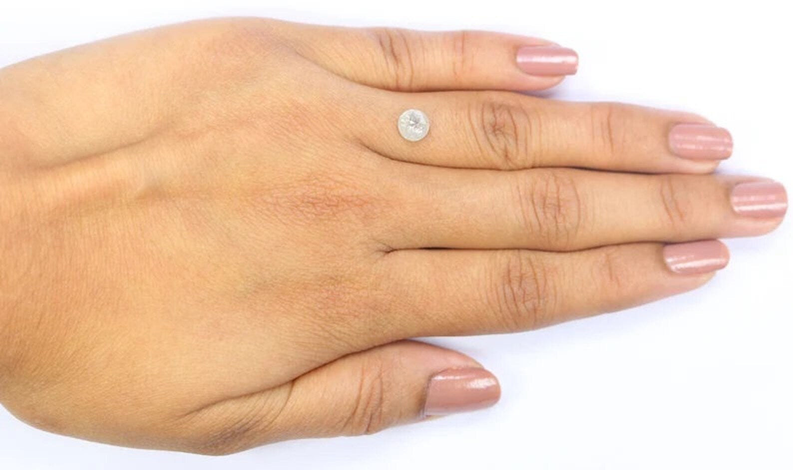 0.90 CT Natural Loose Round Shape Diamond Grey Color Round Rose Cut Diamond 5.80 MM Natural Diamond Grey Color Round Rose Cut Diamond NQ1421