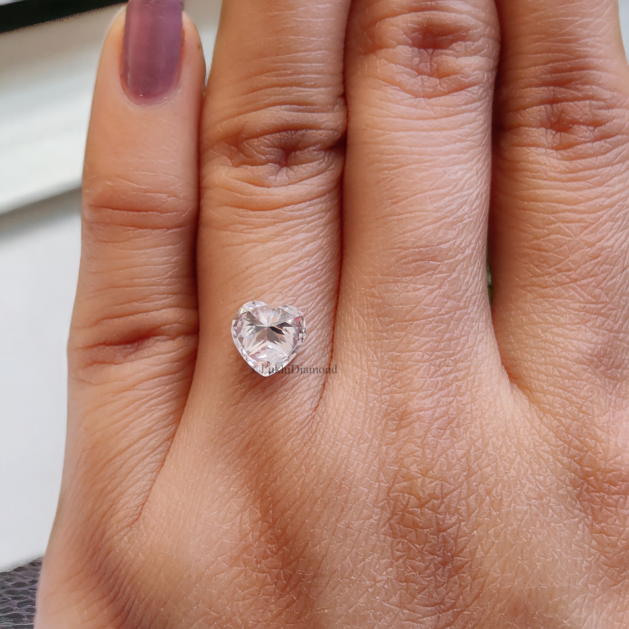 Heart Brilliant Cut Loose White Moissanite Stone 6,7,8,9,10 MM Vintage Antique Handcrafted Eye Clean Moissanite Engagement Gift Ring Q132