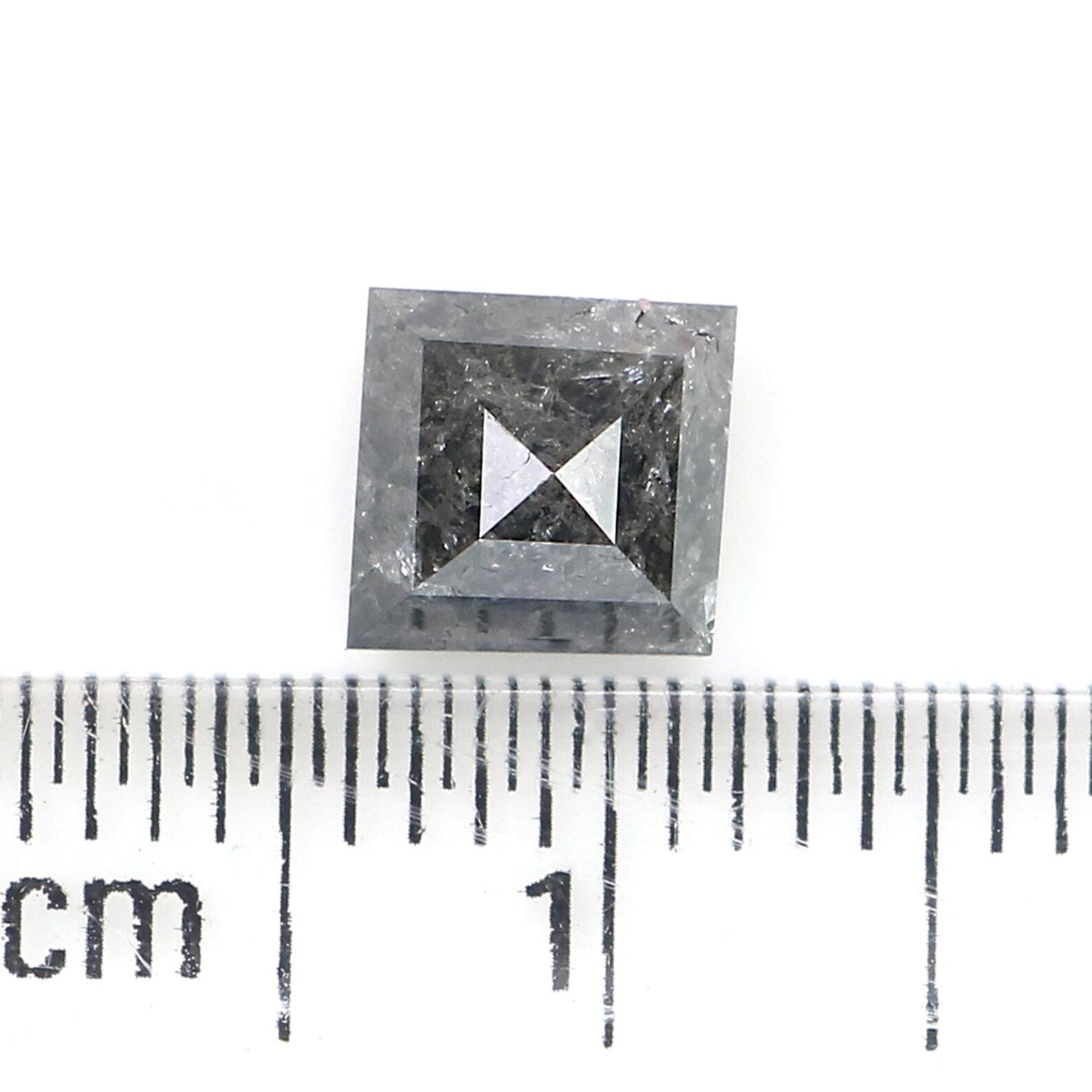 1.20 CT Natural Loose Kite Shape Diamond Salt And Pepper Kite Diamond 8.00 MM Natural Loose Diamond Black Grey Kite Rose Cut Diamond QN1322