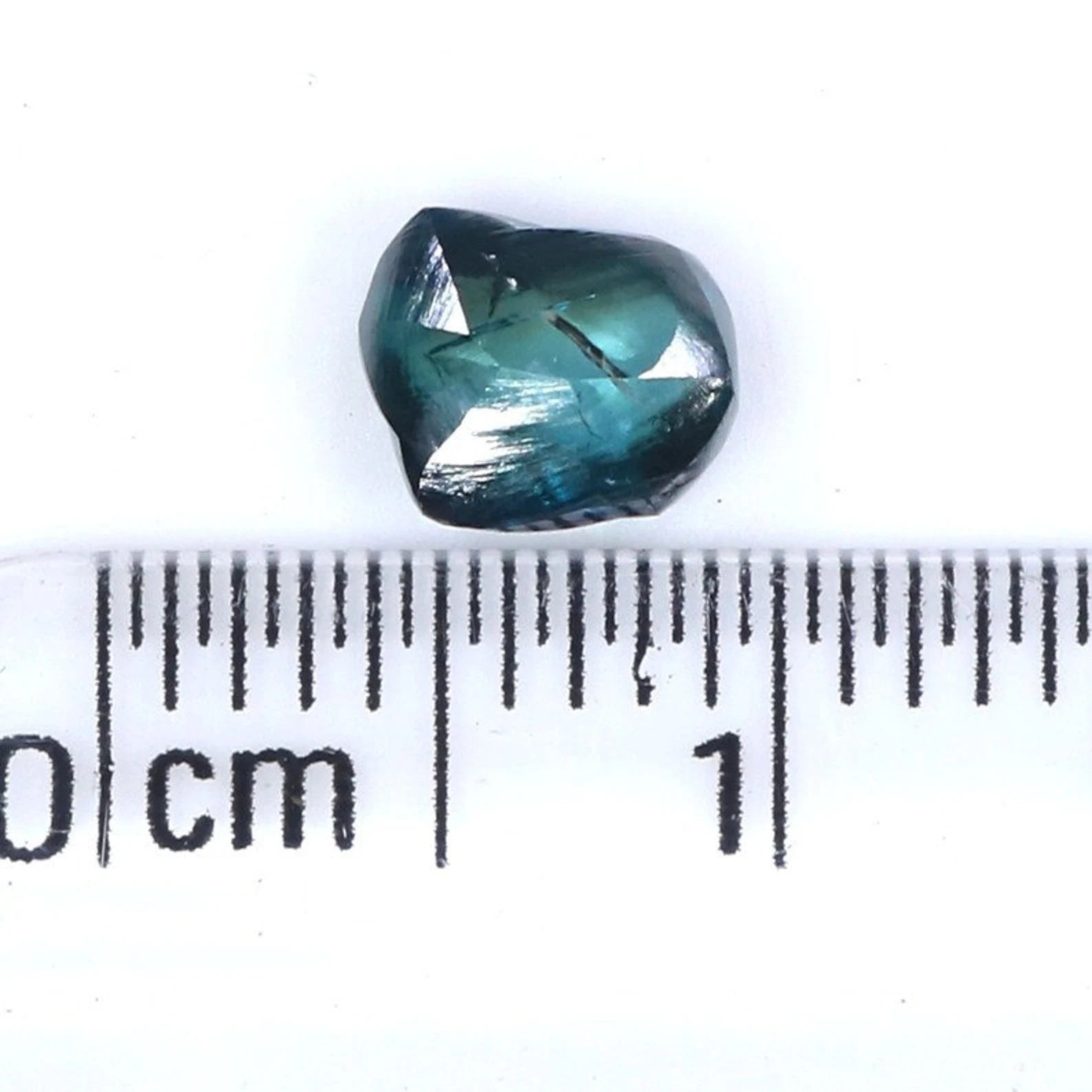 0.72 CT Natural Loose Rough Shape Diamond Blue Color Rough Cut Diamond 5.75 MM Natural Loose Diamond Blue Rough Irregular Cut Diamond NQ1990