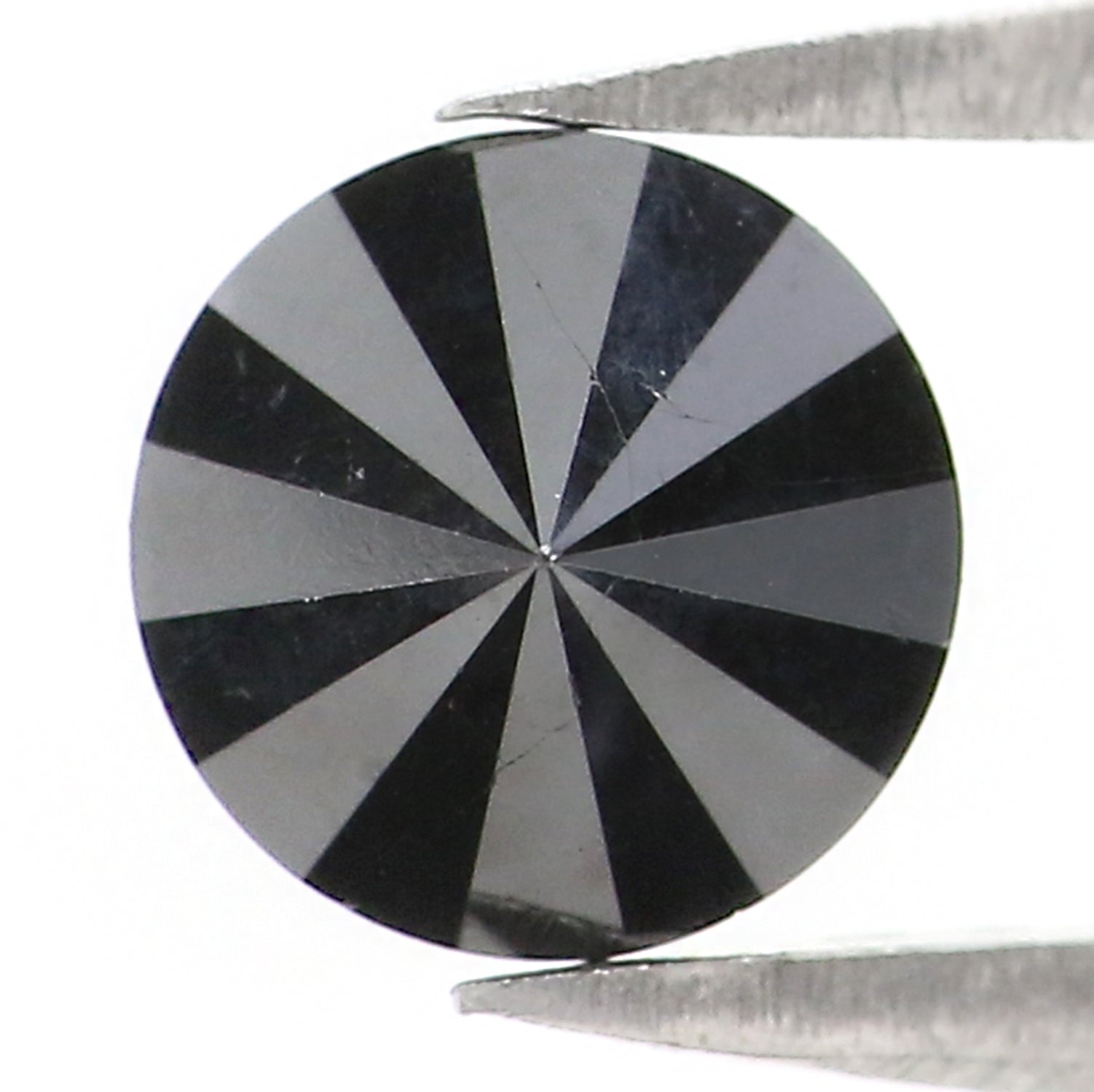 0.91 Ct Natural Loose Round Diamond Black Color Round Diamond 5.80 MM Natural Loose Diamond Black Color Round Brilliant Cut Diamond LC06