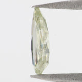 GIA Certified Natural Loose Pear Modified Brilliant Cut Diamond, Fancy Light Green-Yellow Color Diamond, Pear Shape Diamond 0.32 CT L4429