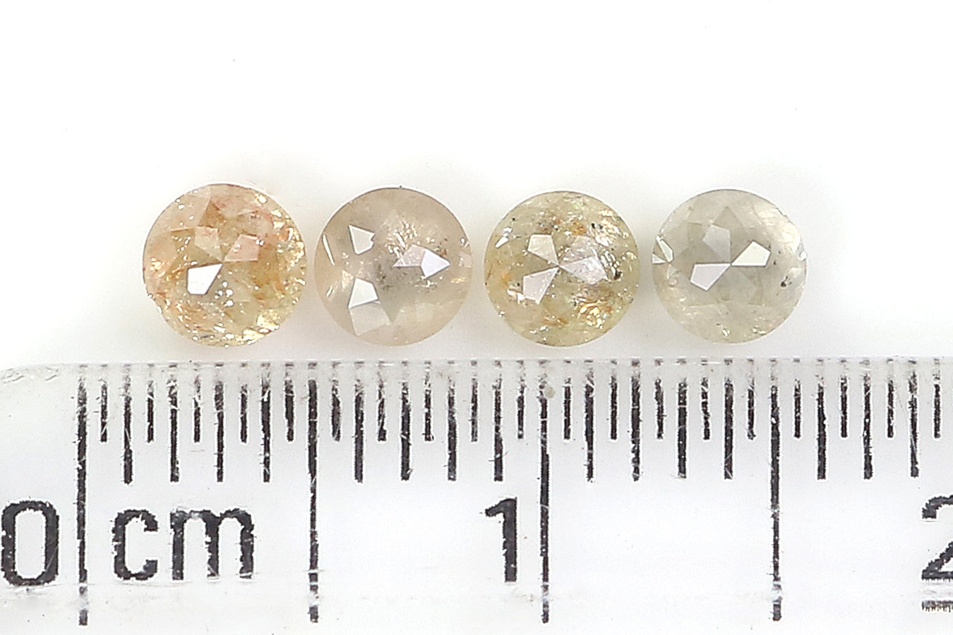 0.89 CT Natural Loose Round Rose Cut Diamond Brown Color Round Shape Diamond 3.30 MM Natural Loose Grey Color Round Rose Cut Diamond KQ1037