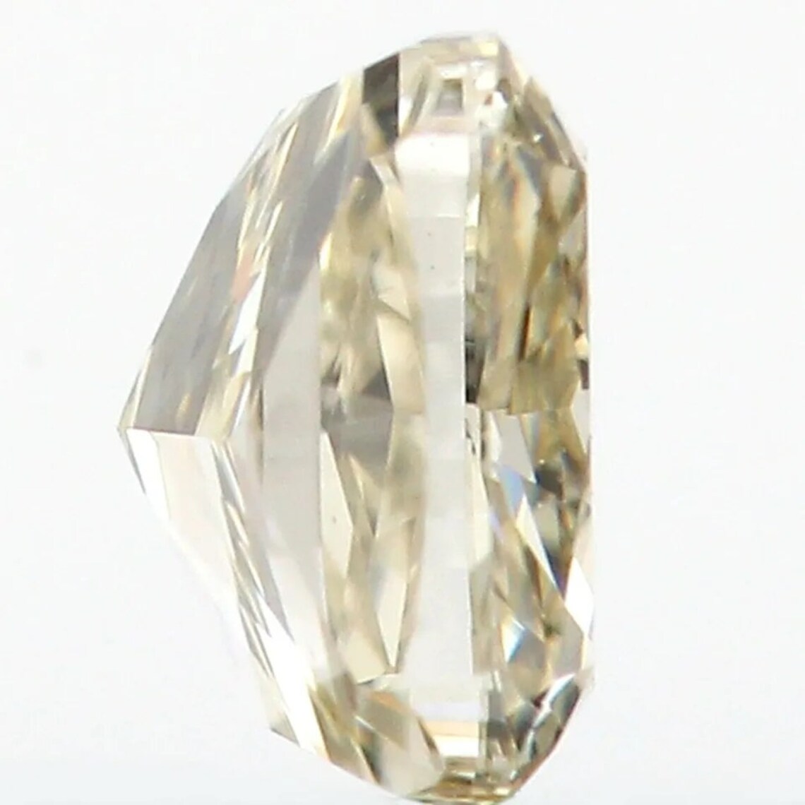 0.60 Ct Natural Loose Cushion Diamond Light Yellow Color Diamond 4.70 MM Natural Diamond Yellow Color Cushion Brilliant Cut Diamond QN9833