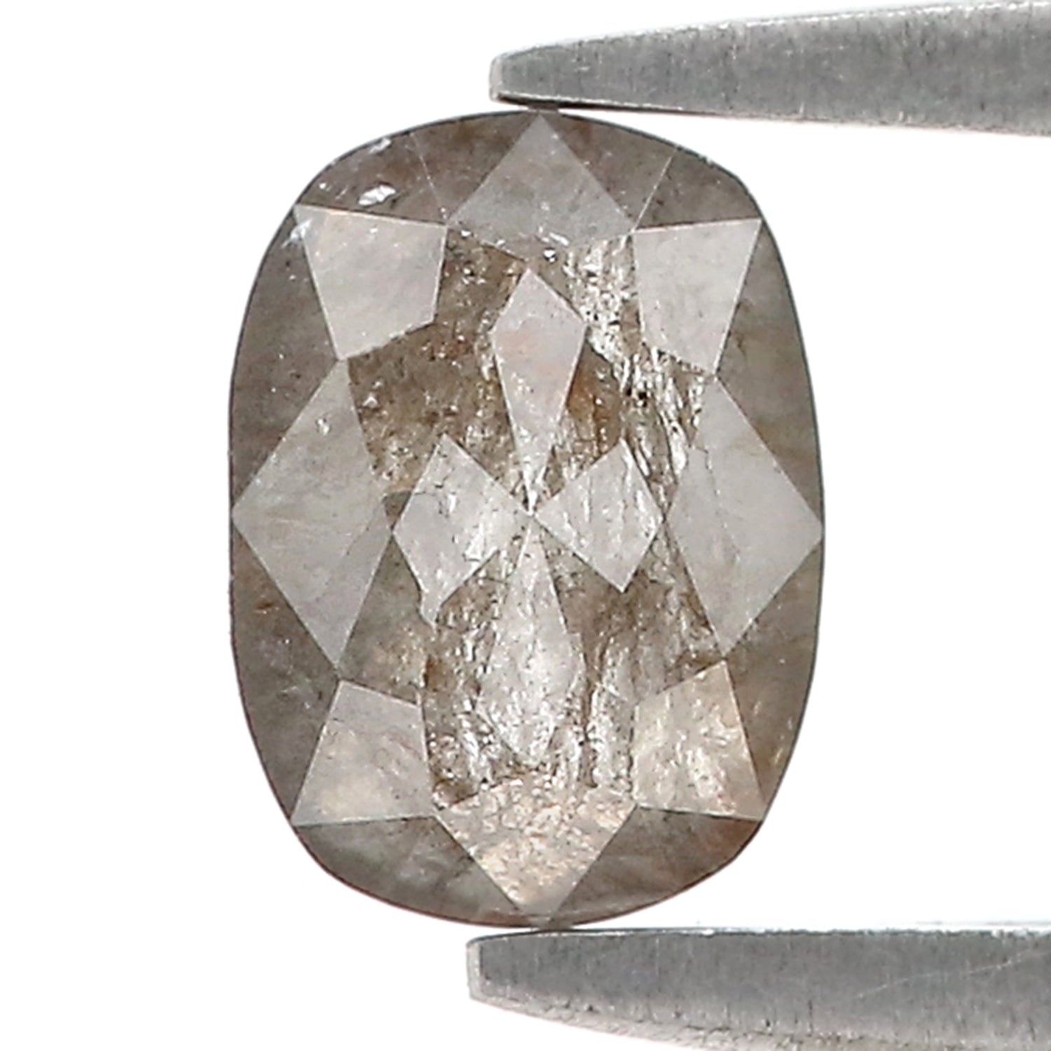 0.94 CT Natural Loose Oval Shape Diamond Brown Grey Color Oval Cut Diamond 6.70 MM Natural Loose Diamond Grey Brown Oval Shape Rose Cut Diamond N2657