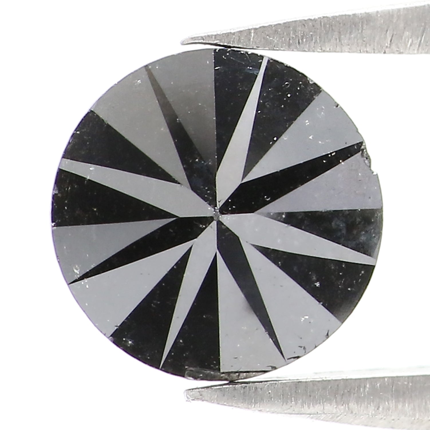 0.95 CT Natural Loose Round Shape Diamond Black Color Round Cut Diamond 6.80 MM Natural Loose Black Color Round Brilliant Cut Diamond LQ1731