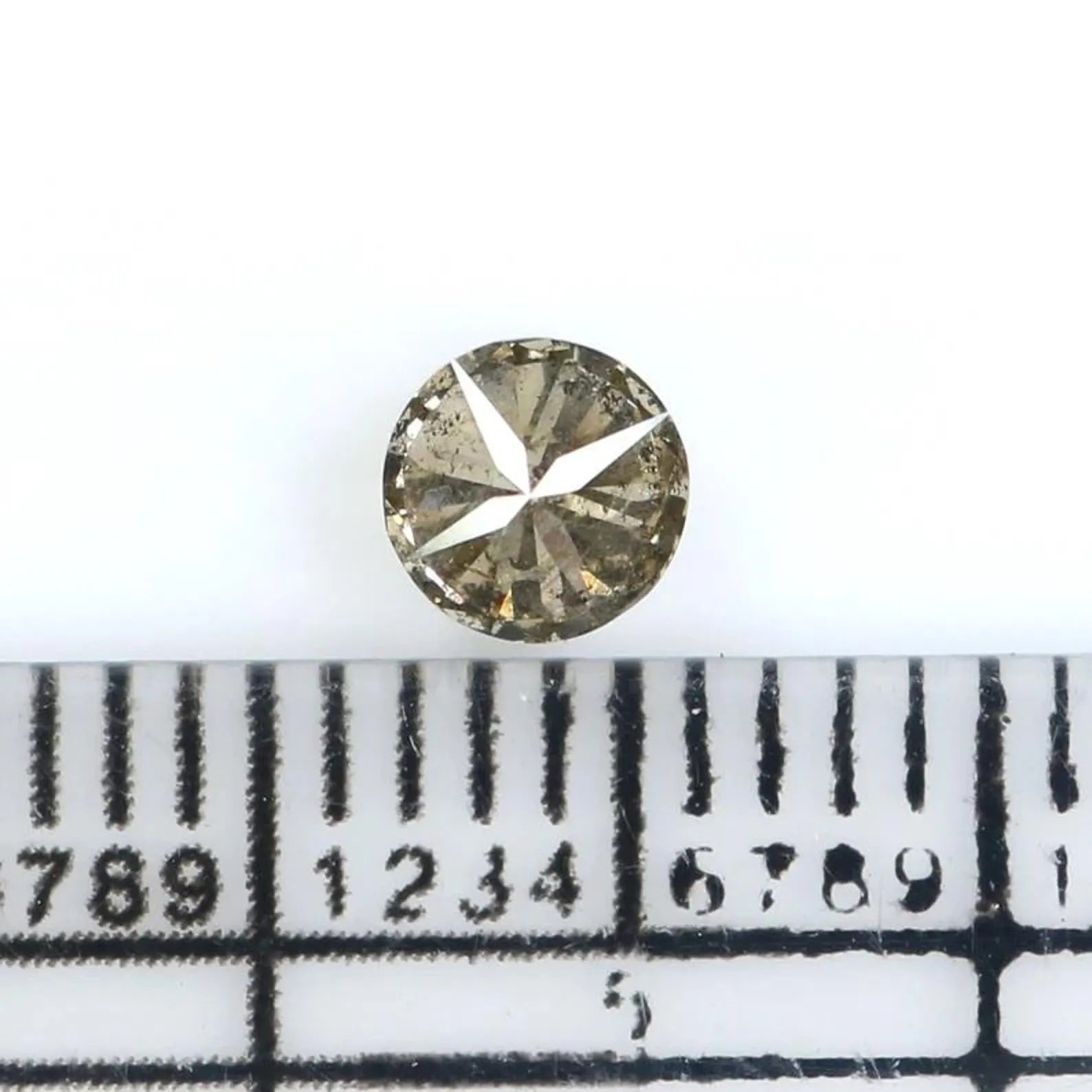 0.33 CT Natural Loose Round Shape Diamond Brown Color Round Diamond 4.25 MM Natural Diamond Brown Color Round Brilliant Cut Diamond NQ2319