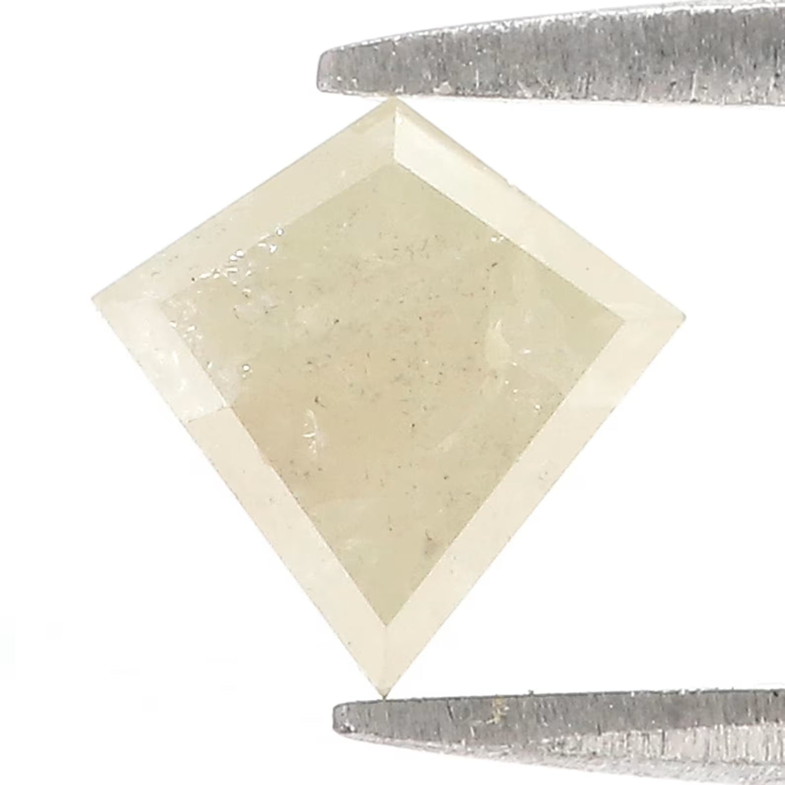 1.27 CT Natural Loose Kite Shape Diamond Grey Color Kite Cut Diamond 8.00 MM Natural Loose Diamond Grey Color Kite Rose Cut Diamond N8418