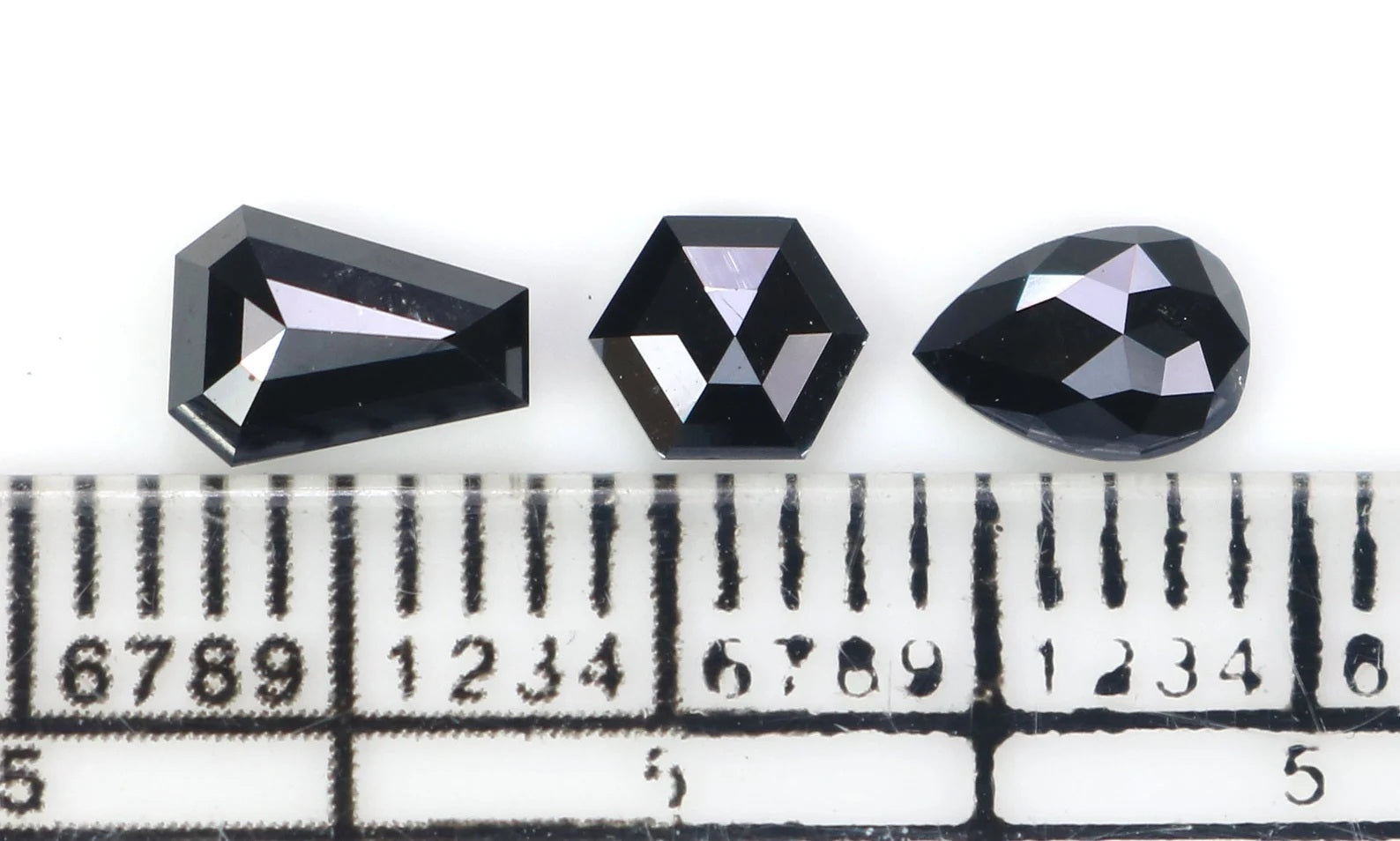 Natural Loose Mix Shape Diamond, Natural Loose Diamond, Black Color Mix Shape Diamond, Mix Shape Cut Diamond, 0.86 CT Mix Shape KDN2266