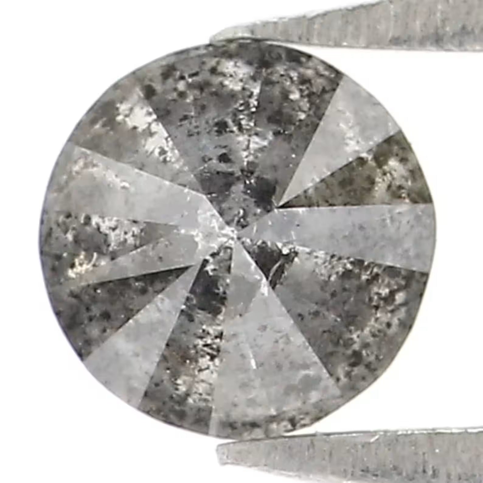 0.35 CT Natural Loose Round Shape Diamond Salt And Pepper Round Diamond 4.25 MM Natural Black Grey Color Round Brilliant Cut Diamond NQ2333