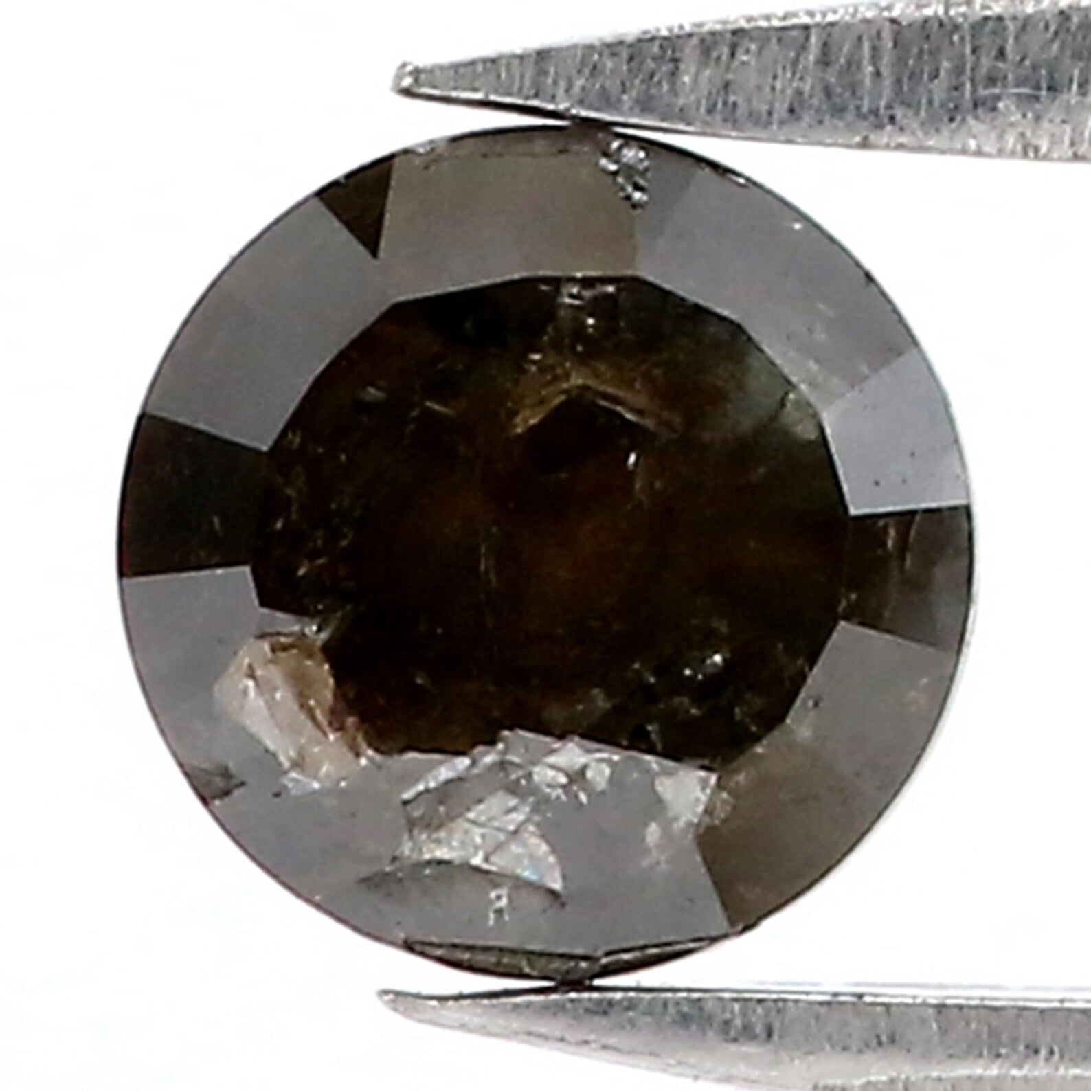 0.95 CT Natural Loose Round Rose Cut Diamond Black Color Round Shape Diamond 5.85 MM Natural Loose Black Color Round Rose Cut Diamond NQ345