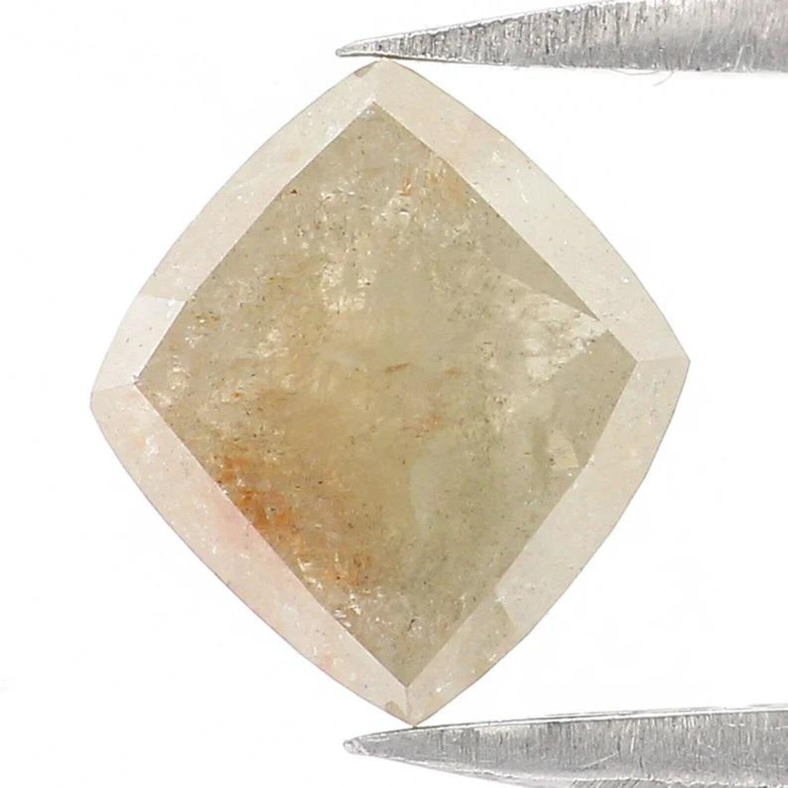 0.93 CT Natural Loose Kite Shape Diamond Grey Color Kite Cut Diamond 7.90 MM Natural Loose Diamond Grey Color Kite Rose Cut Diamond NQ8953