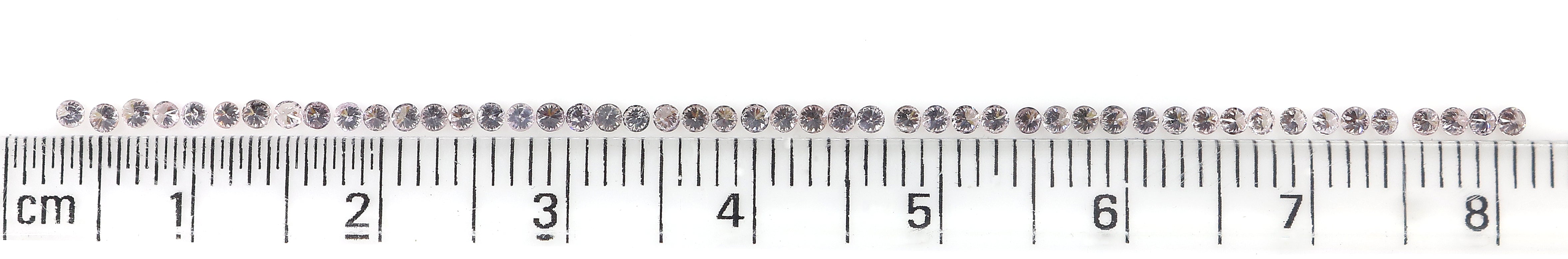 0.70 Ct Natural Loose Round Shape Diamond Pink Color Round Cut Diamond 1.45 MM Natural Loose Pink Color Round Brilliant Cut Diamond LQ894