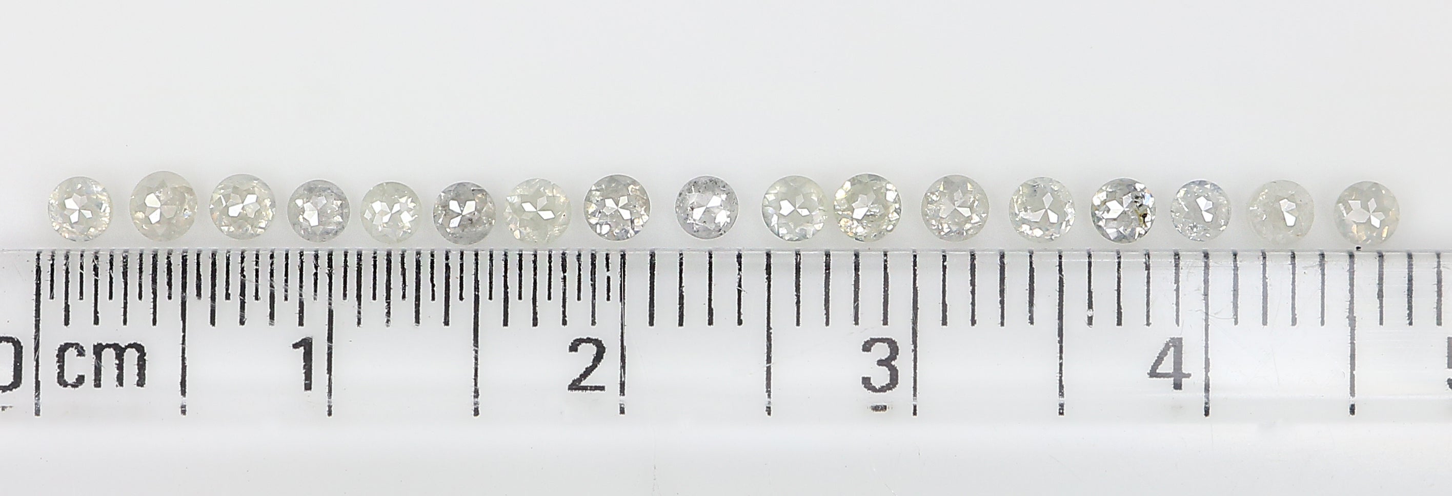 1.04 CT Natural Loose Round Rose Cut Diamond Grey Color Round Shape Diamond 2.35 MM Natural Loose Grey Color Round Rose Cut Diamond LQ3184