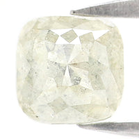 Natural Loose Cushion Diamond, Grey Color Diamond, Natural Loose Diamond, Cushion Rose Cut Diamond, 1.06 CT Cushion Shape Diamond KDL5910