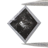 Natural Loose Kite Diamond, Salt And Pepper Kite Diamond, Natural Loose Diamond, Kite Rose Cut Diamond, Kite Cut 0.63 CT Kite Shape L2931