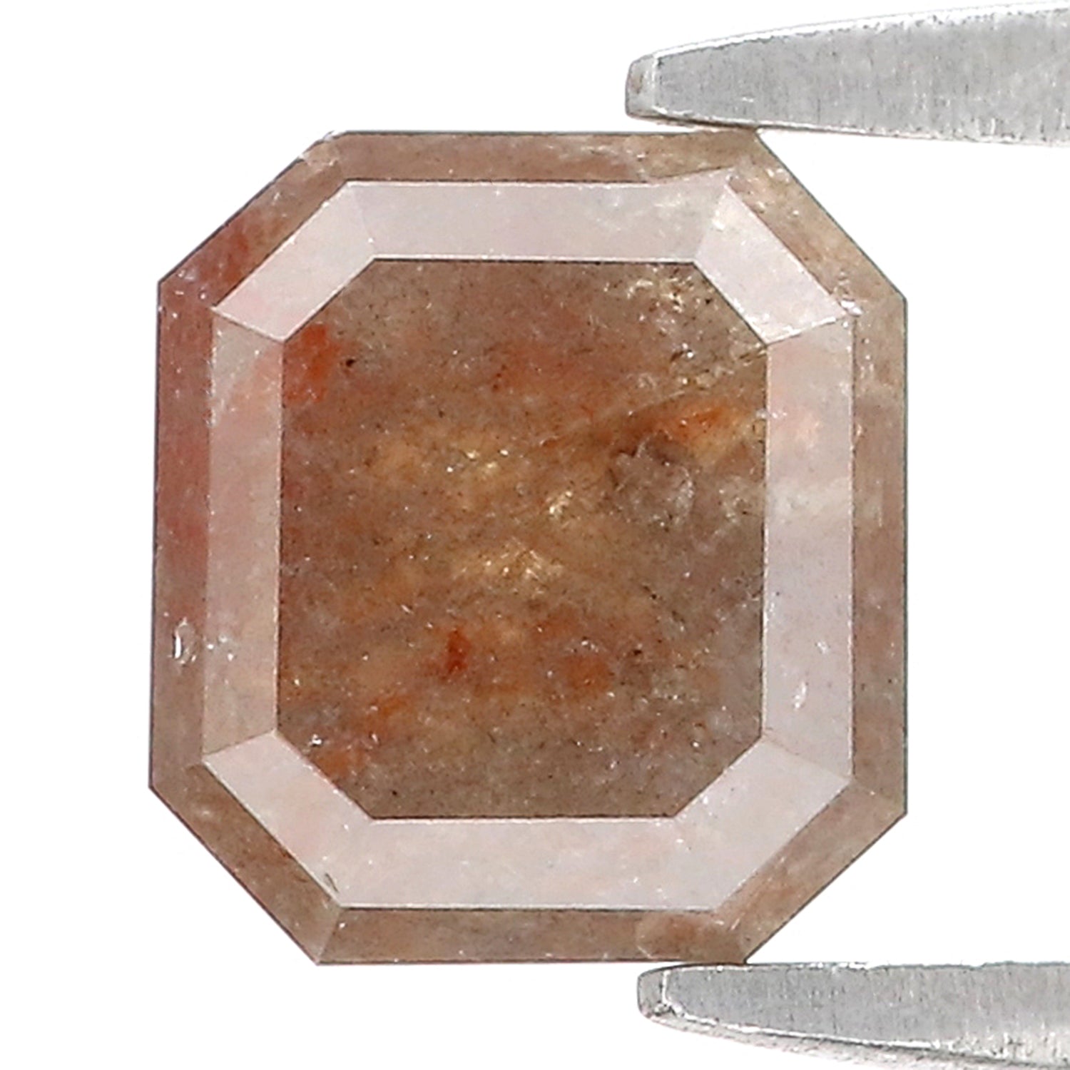 2.20 CT Natural Loose Emerald Diamond Grey Color Diamond Natural Loose Diamond 6.70 MM Brown Emerald Diamond Emerald Shape Diamond LQ7711