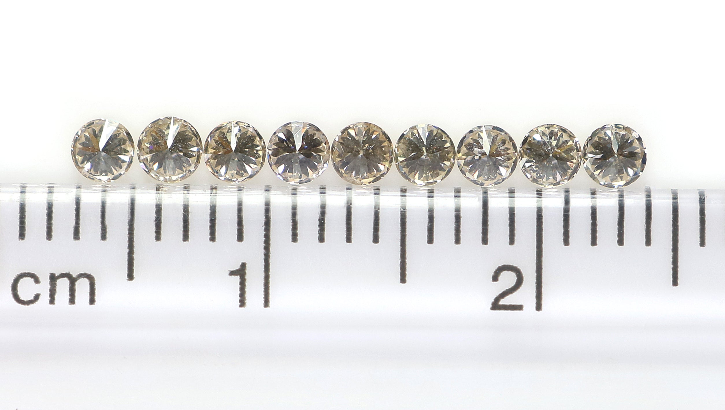 0.46 Ct Natural Loose Round Shape Diamond Brown Color Round Cut Diamond 2.30 MM Natural Loose Brown Color Round Brilliant Cut Diamond LQ6559