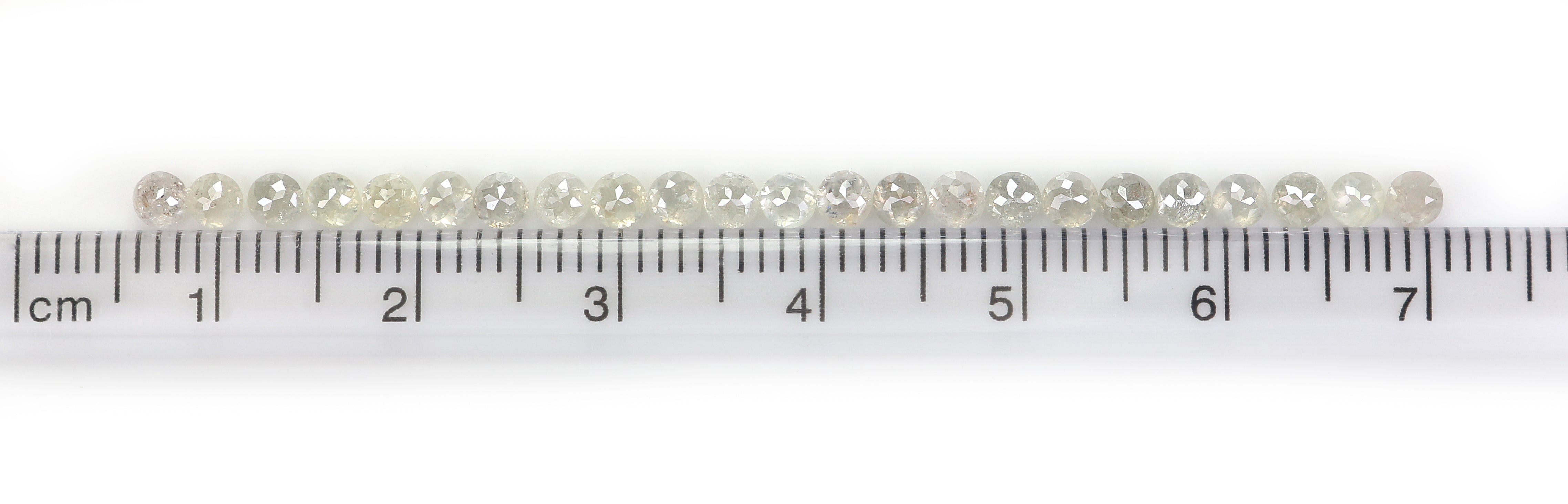 2.56 CT Natural Loose Round Rose Cut Diamond Grey Color Round Shape Diamond 2.70 MM Natural Loose Grey Color Round Rose Cut Diamond LQ5127