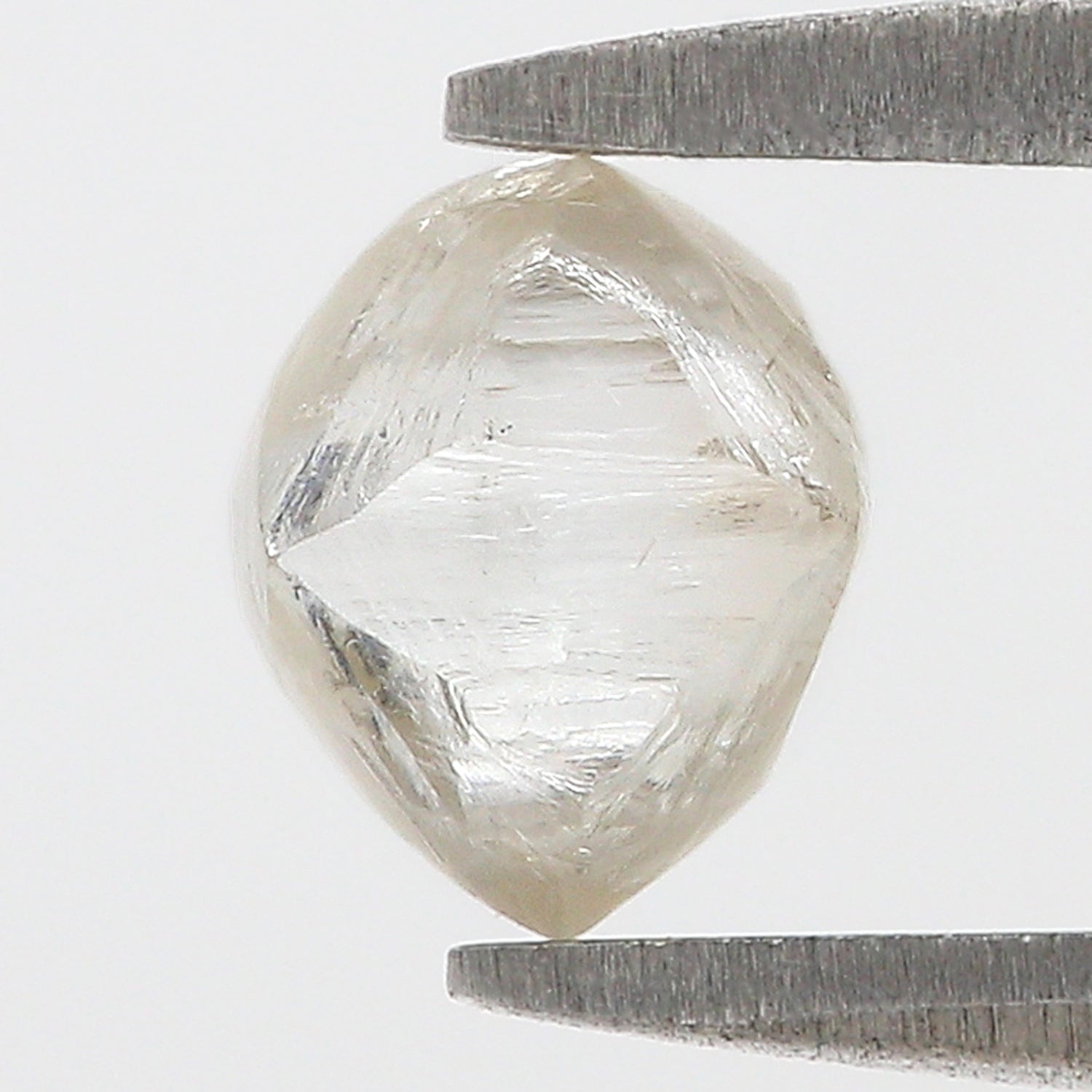 1.03 CT Natural Loose Rough Shape Diamond White-J Color Irregular Cut Diamond 6.10 MM Natural Loose White-J Color Rough UnCut Diamond L3539