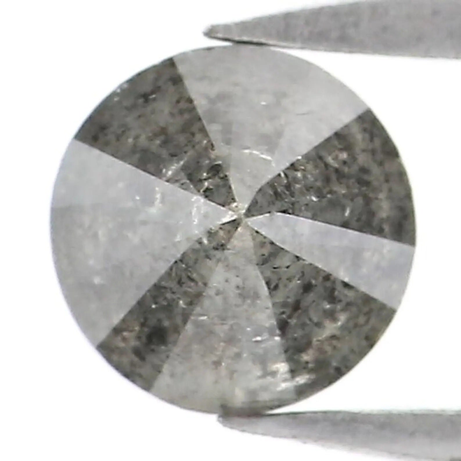 0.56 CT Natural Loose Round Shape Diamond Salt And Pepper Round Diamond 4.80 MM Natural Black Gray Color Round Brilliant Cut Diamond NQ9528