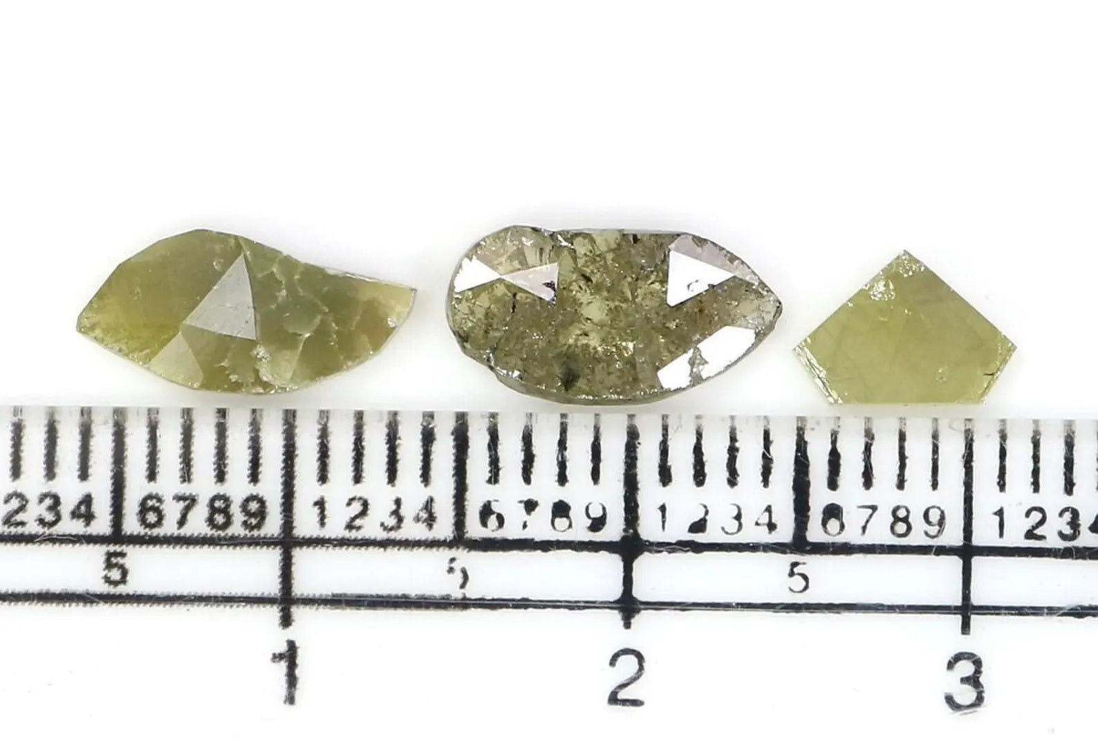 2.17 CT Natural Loose Slice Shape Diamond Yellow Color Slice Cut Diamond 6.60 MM Natural Diamond Yellow Color Slice Rose Cut Diamond NQ7852