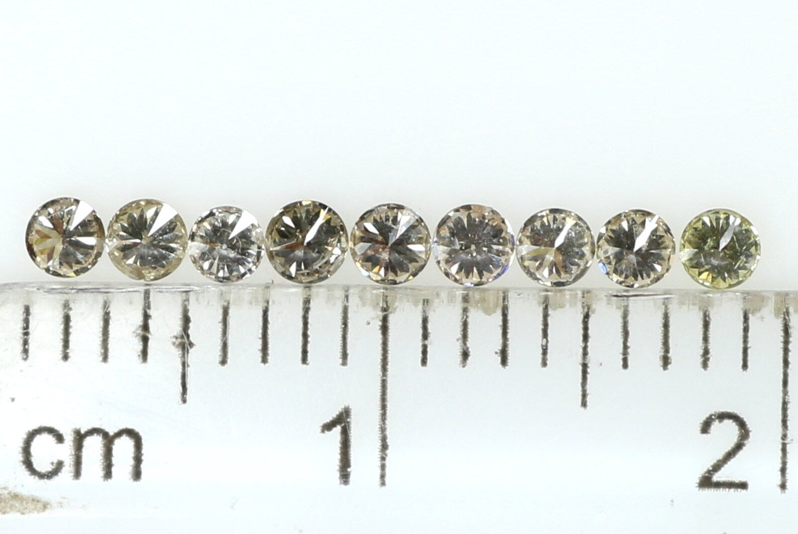 0.30 Ct Natural Loose Diamond Round H-I Color I1-I2 Clarity 9 PCS N7343