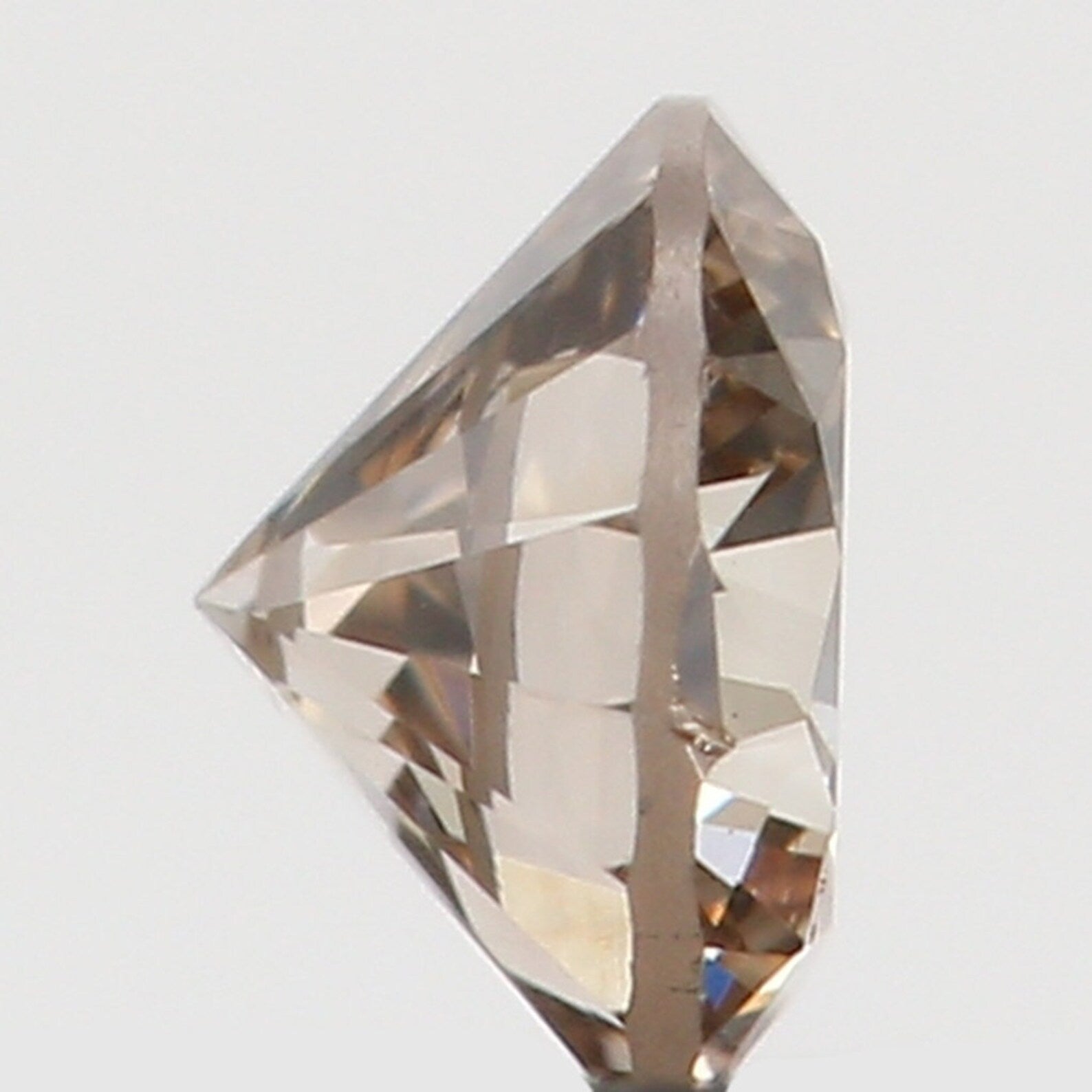 0.123 Ct Natural Loose Round Shape Diamond Brown Color Round Cut Diamond 3.10 MM Natural Loose Diamond Round Brilliant Cut Diamond N7815