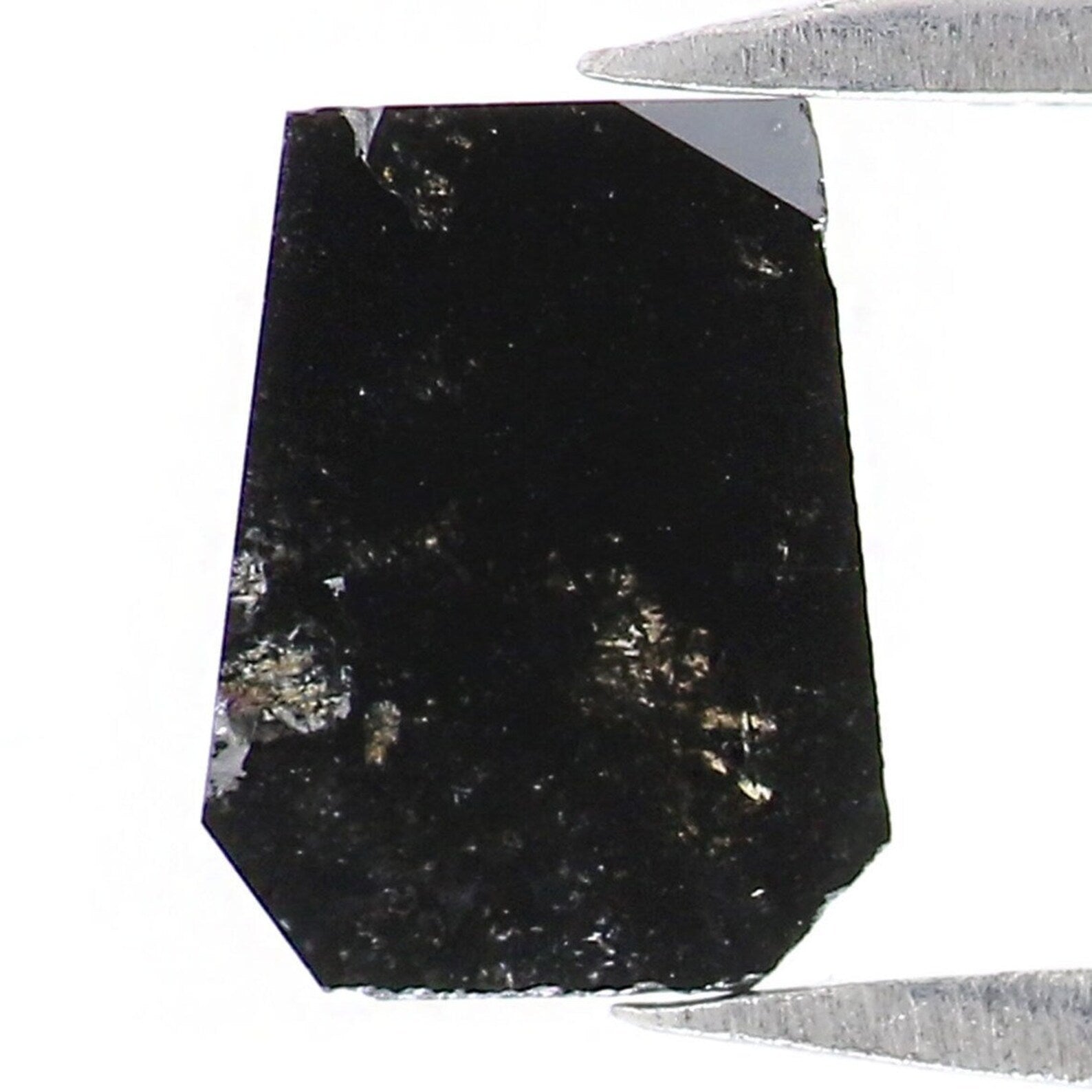 0.38 CT Natural Loose Coffin Shape Diamond Black Color Coffin Cut Diamond 5.90 MM Natural Loose Diamond Coffin Shape Rose Cut Diamond NQ8603
